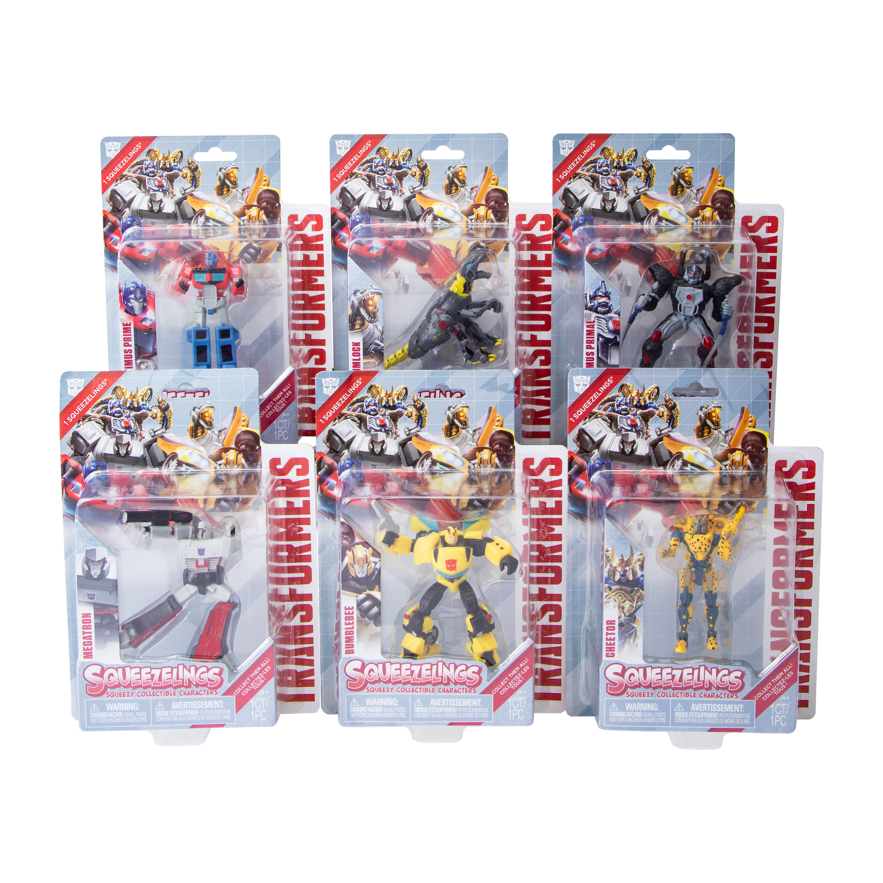 Transformers Squeezelings Collectible Characters (Styles May Vary)