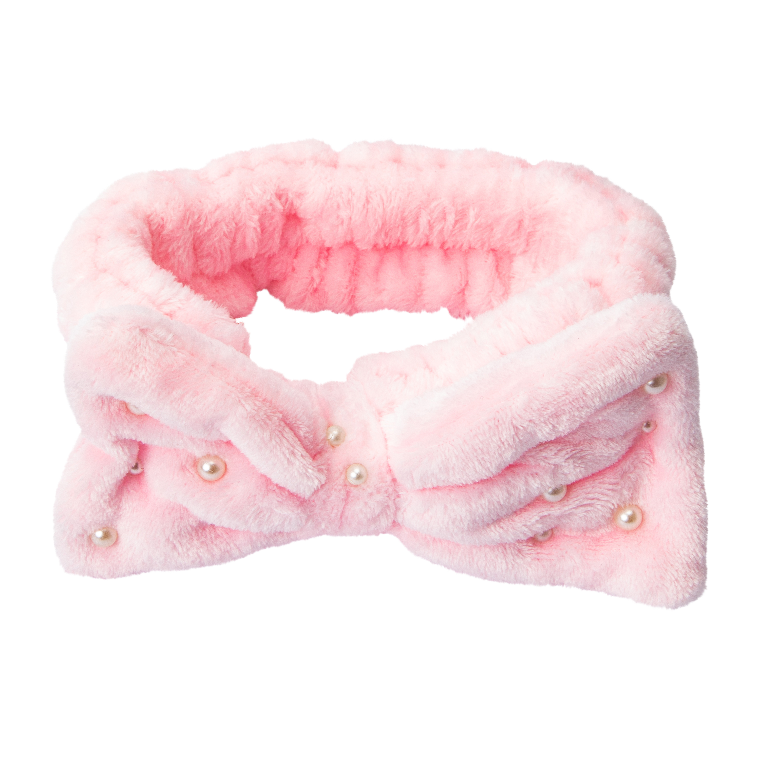 Pink Plush Spa Headband
