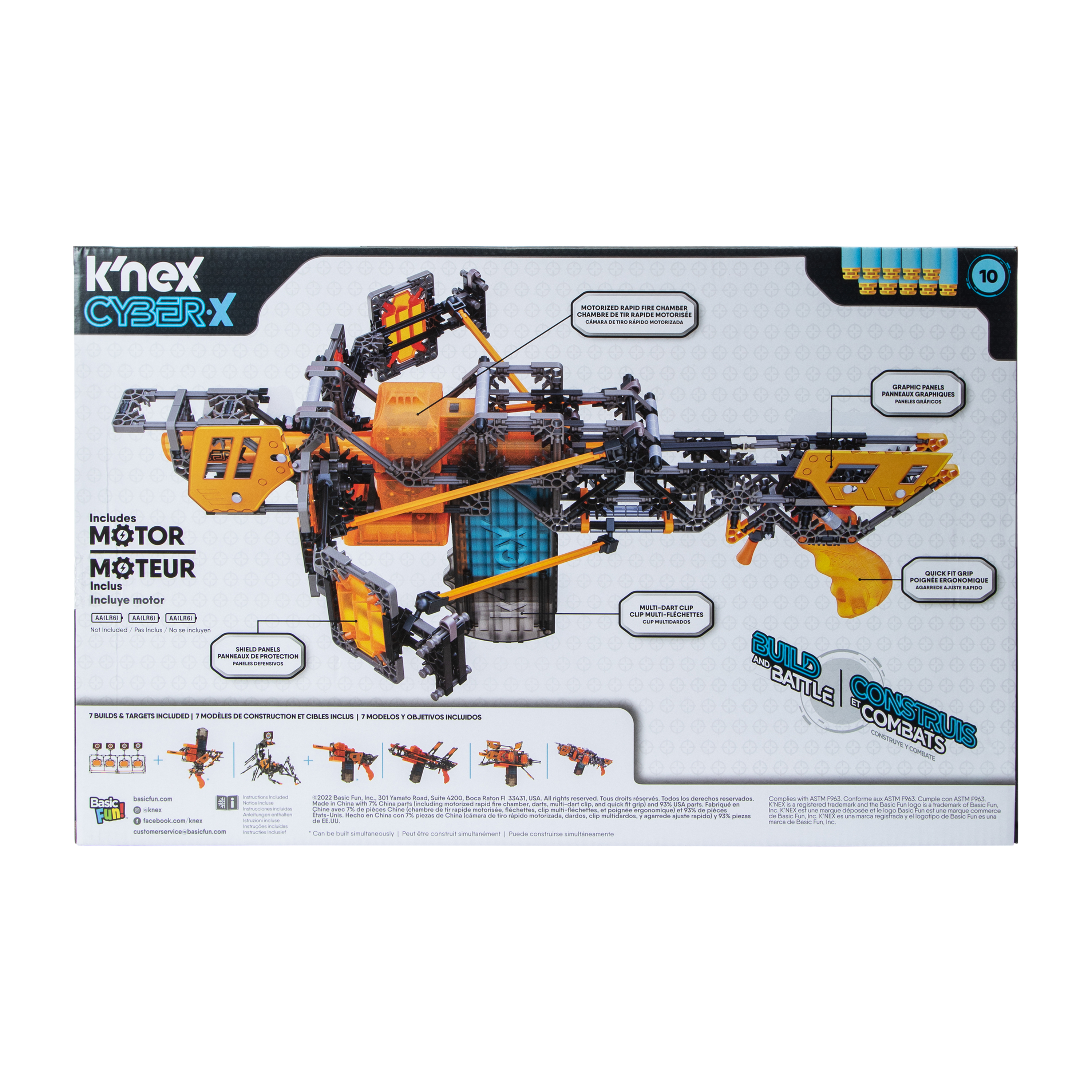 K'nex® Cyber-X C10 Crossover Legacy Crossbow Toy | Five Below