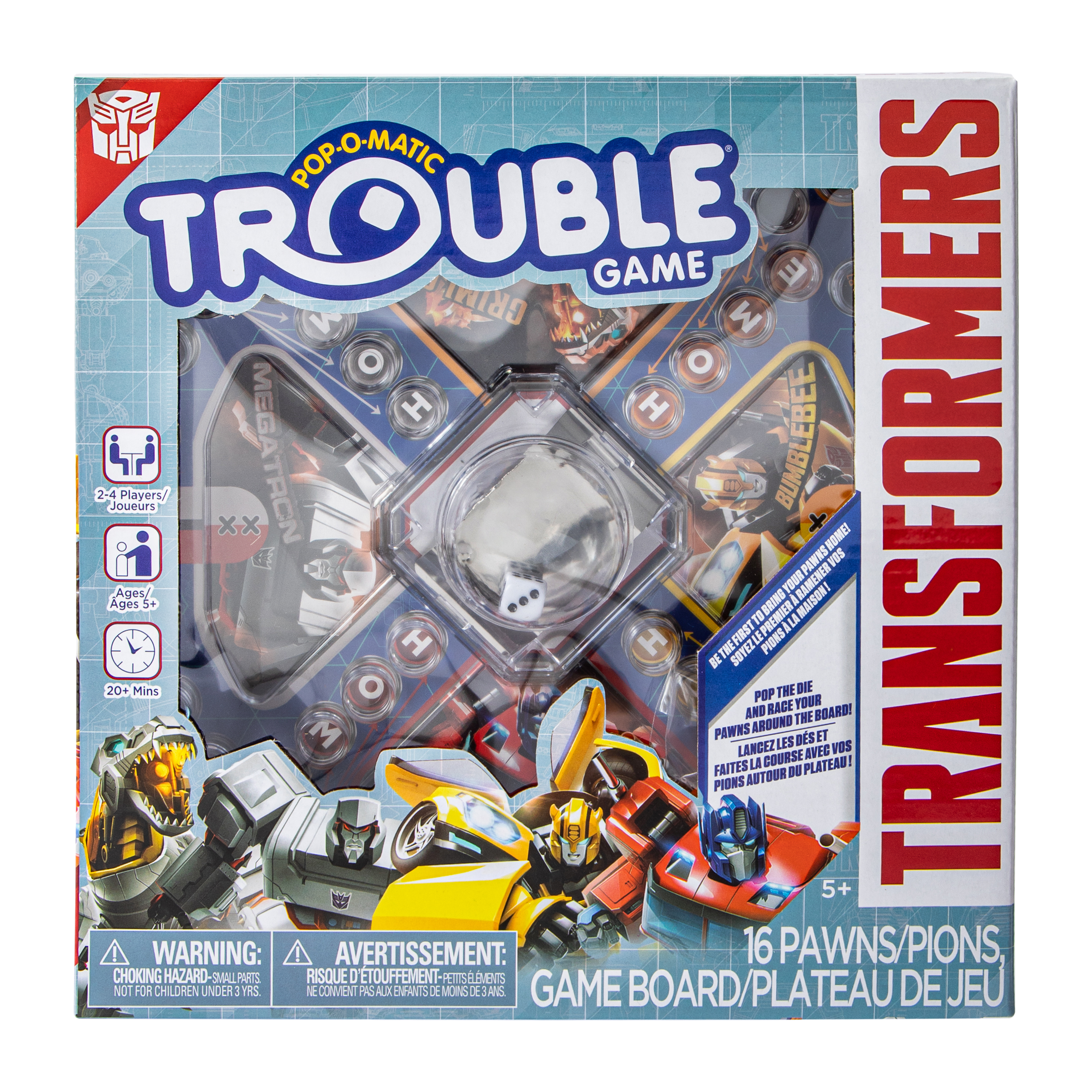 Transformers Pop-O-Matic Trouble Game