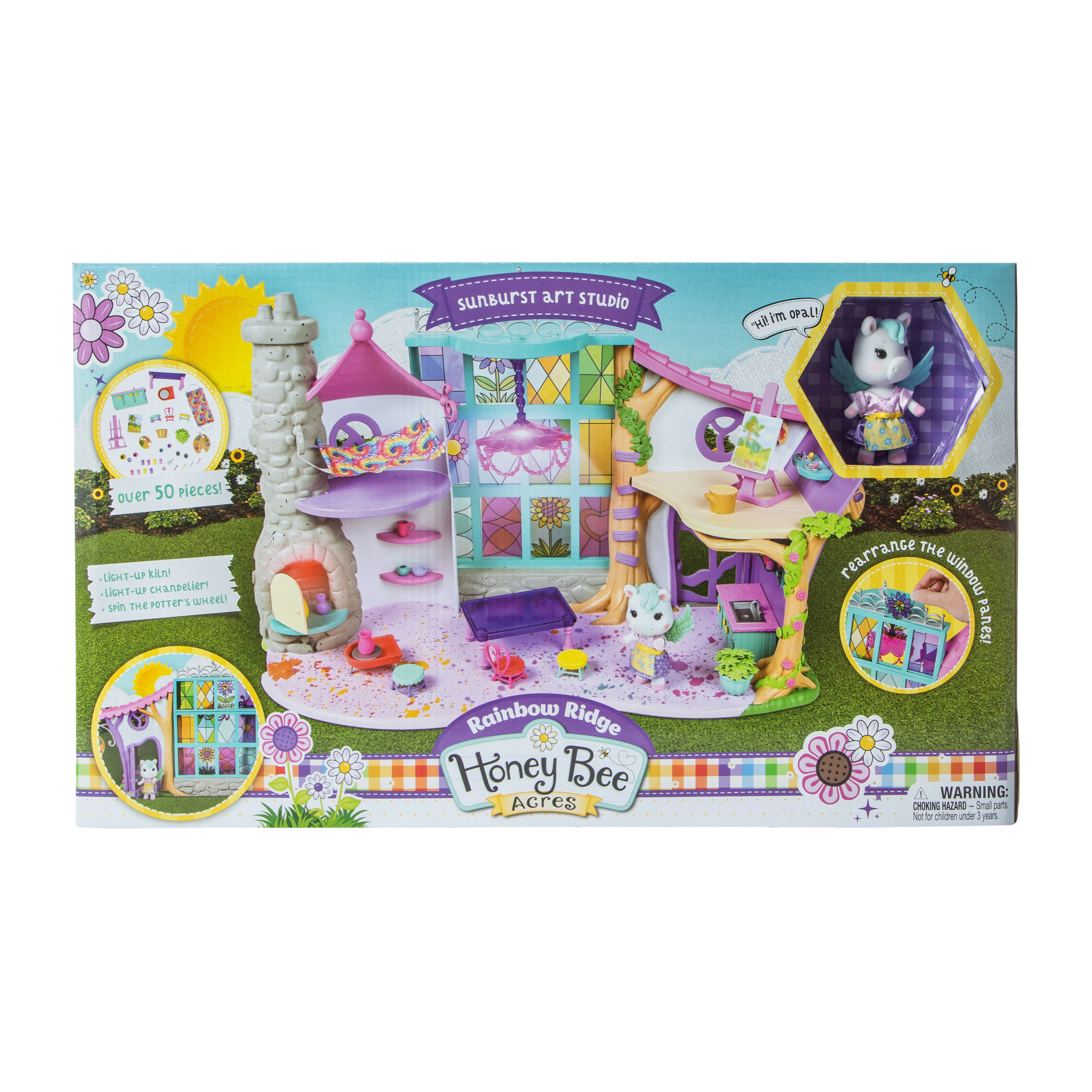Rainbow Ridge Honey Bee Acres Sunburst Art Studio Playset