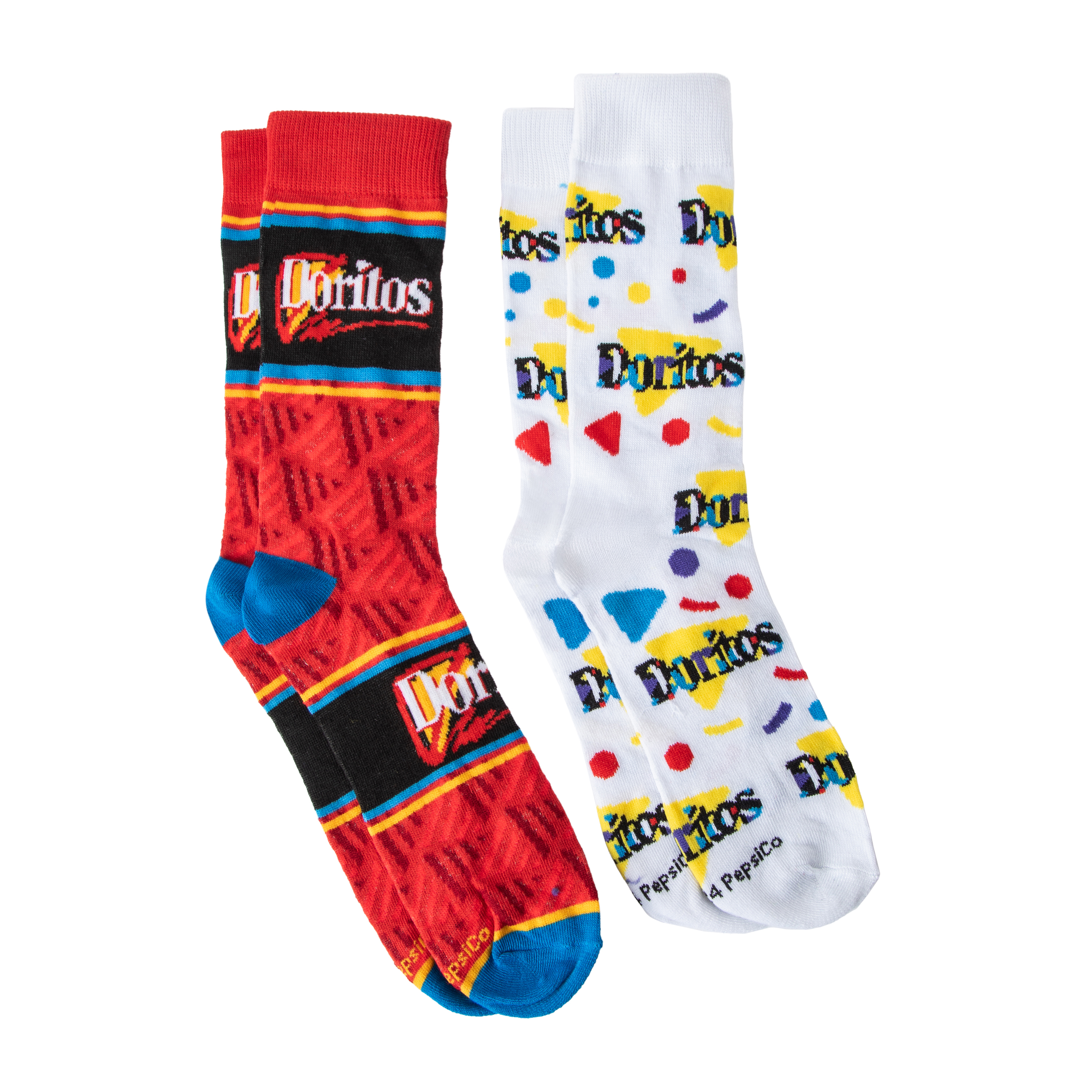 Young Mens Licensed Crew Length Socks 2-Pairs