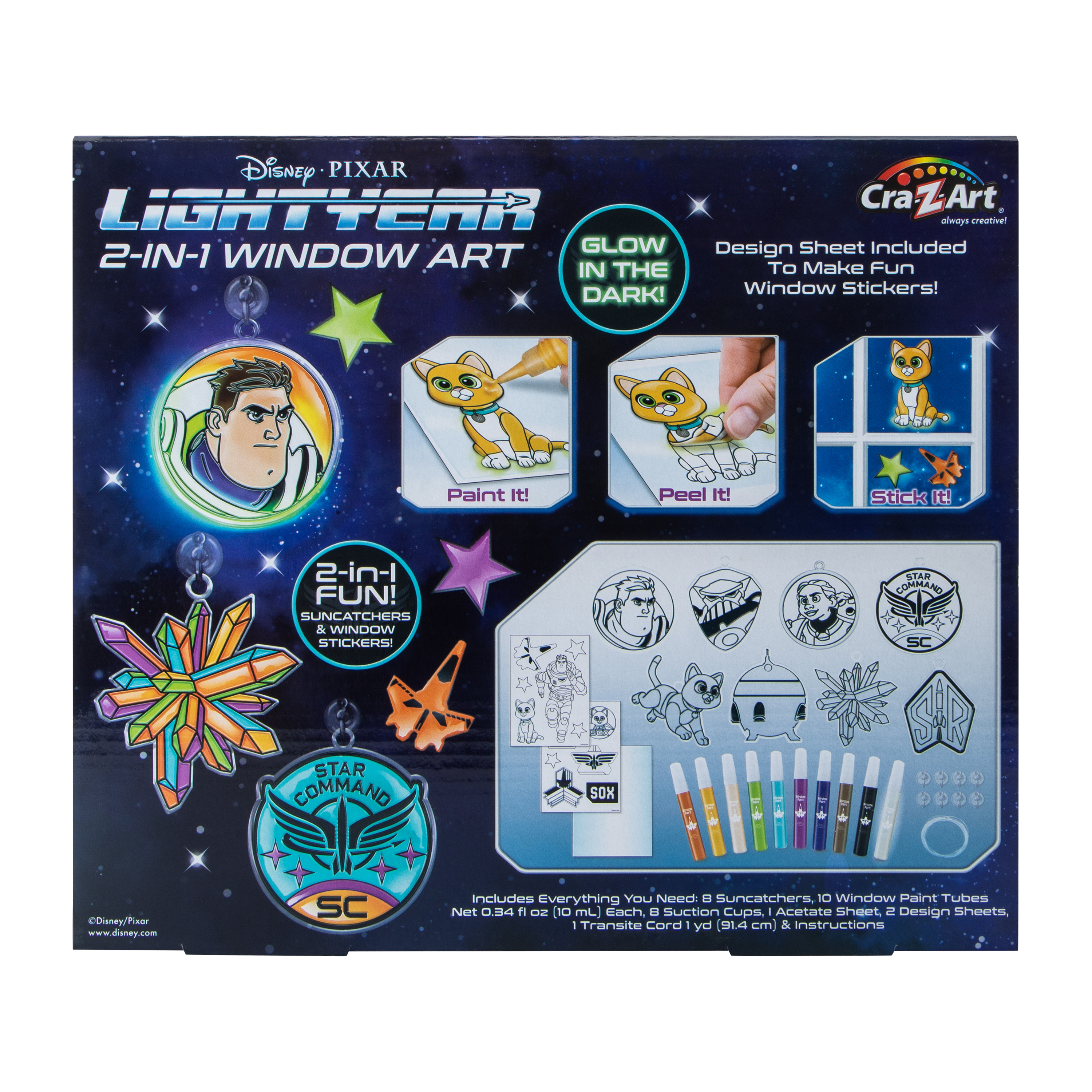 Cra-Z-Art® Disney PIXAR Lightyear 2-In-1 Window Art