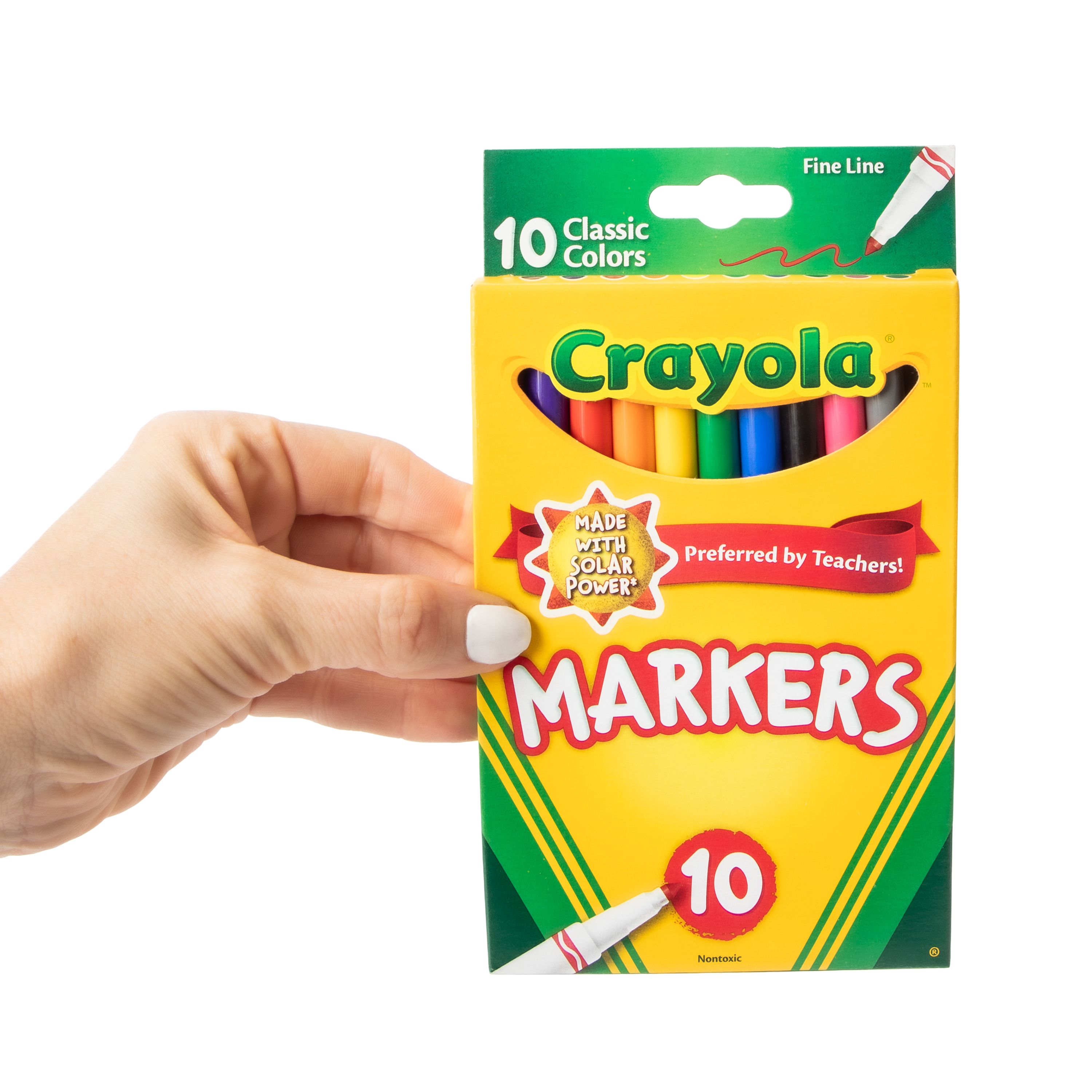 Crayola® Fine Line Markers 10-Count | Five Below, image size:3000x3000