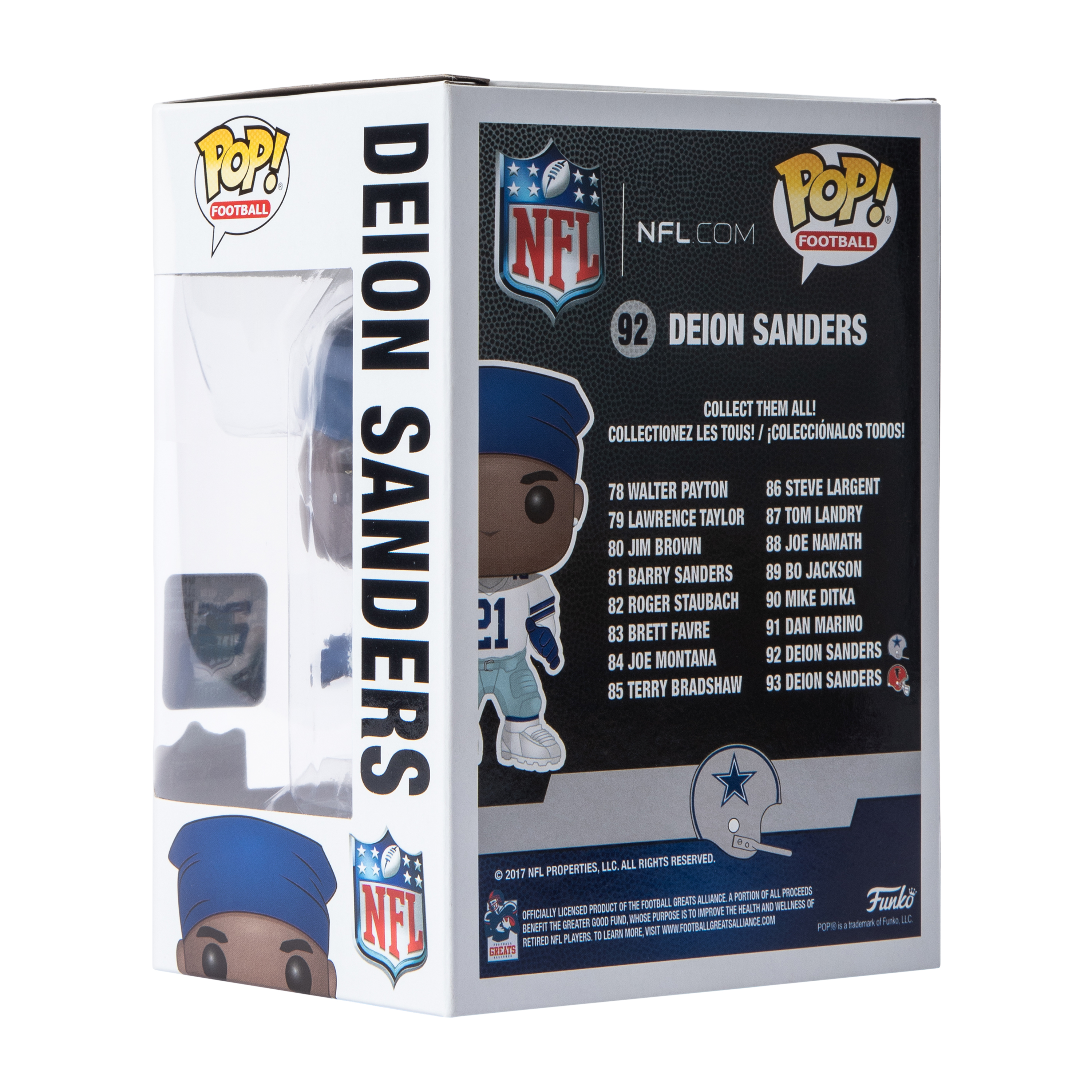 Funko Pop!® NFL  Dallas Cowboys Deion Sanders Vinyl Figure