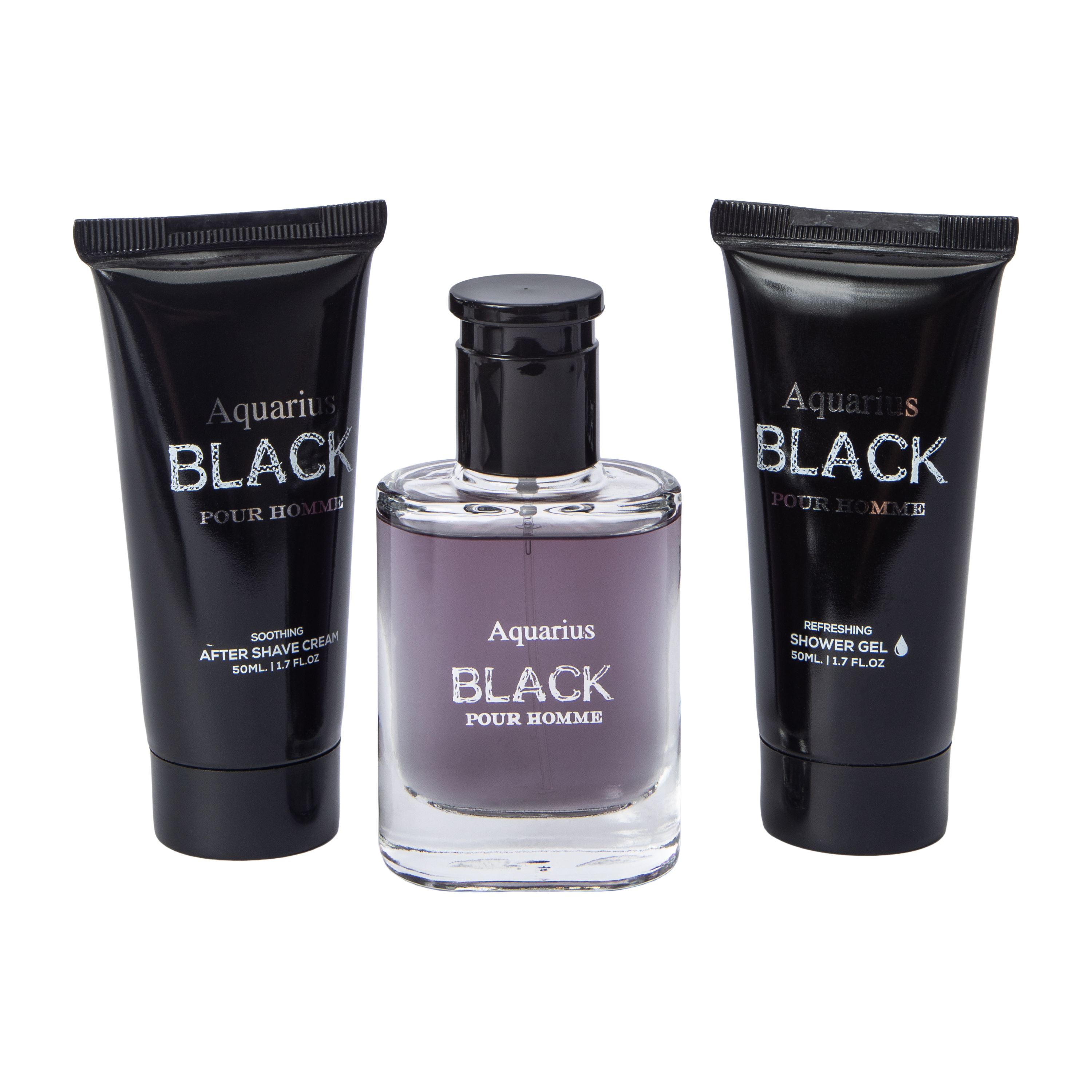 Aquarius Black Pour Homme Fragrance Gift Pack