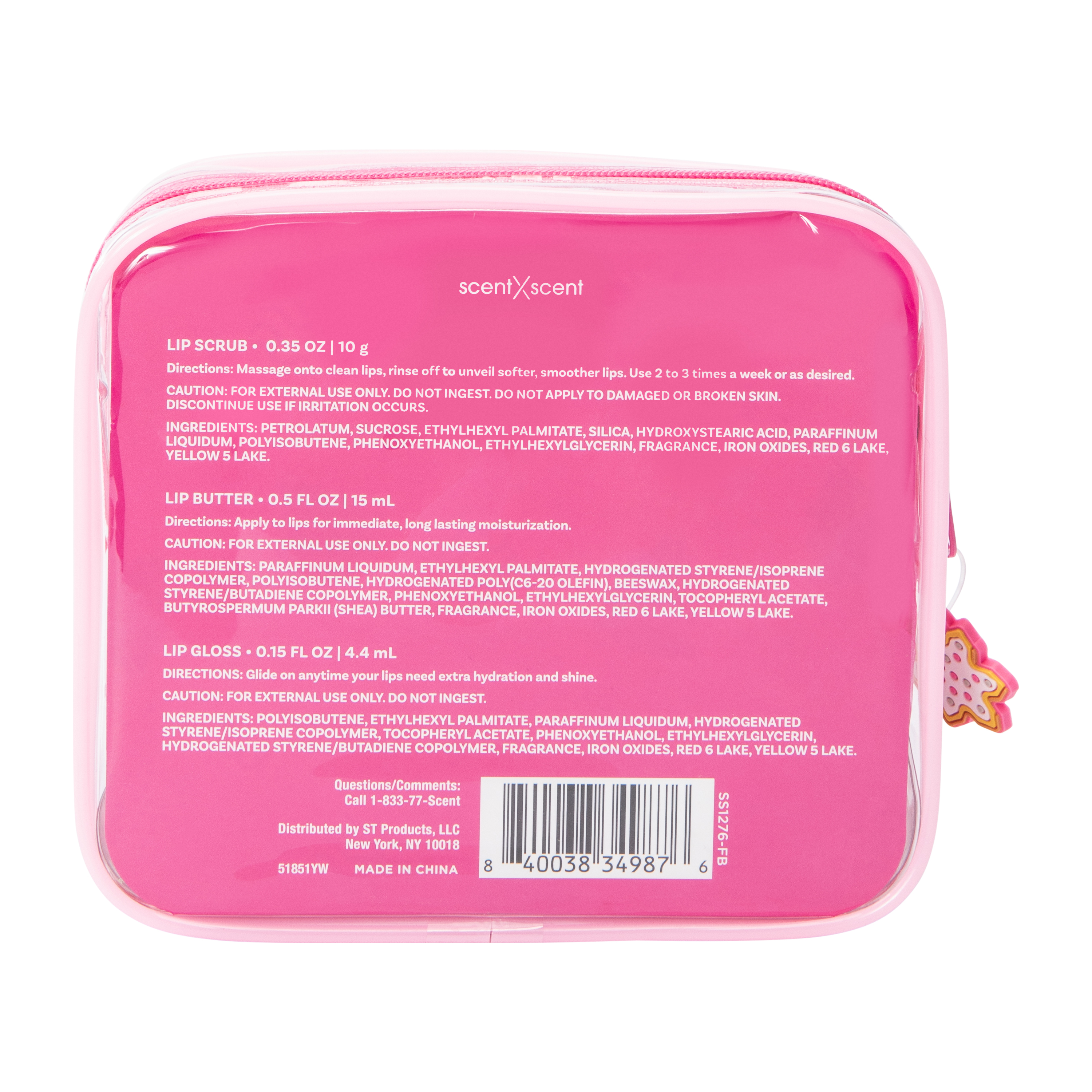 ScentXScent Sugar, Spice & Vanilla Nice Holiday Lip Care Trio