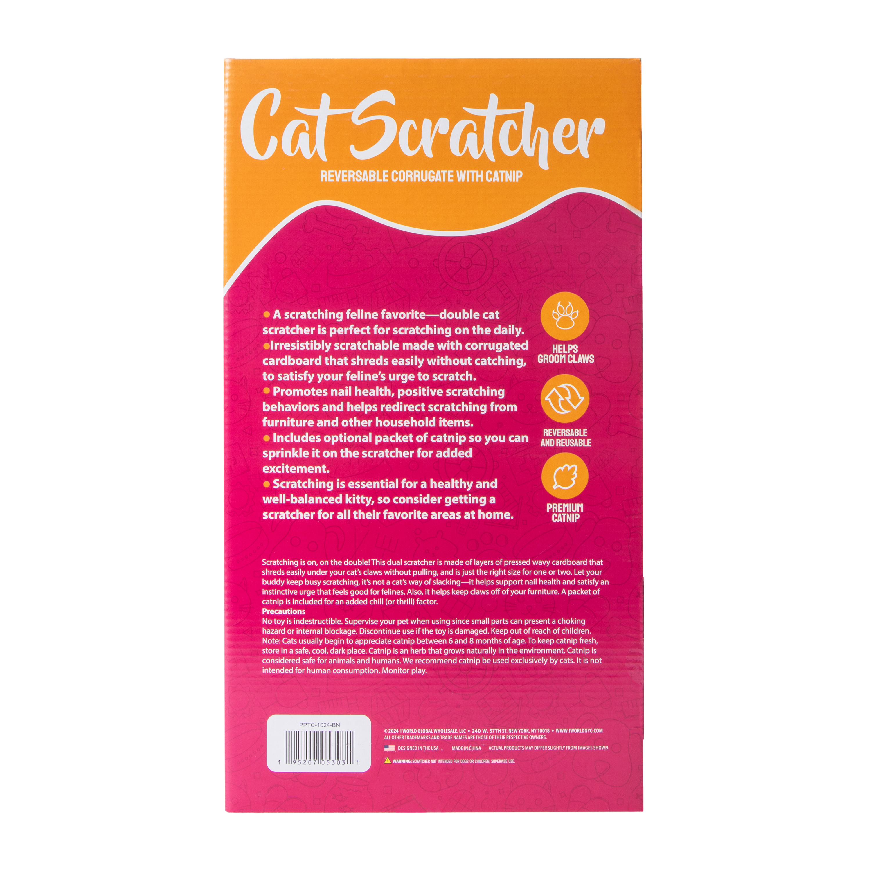 Posh Paws Pets Wave Scratcher