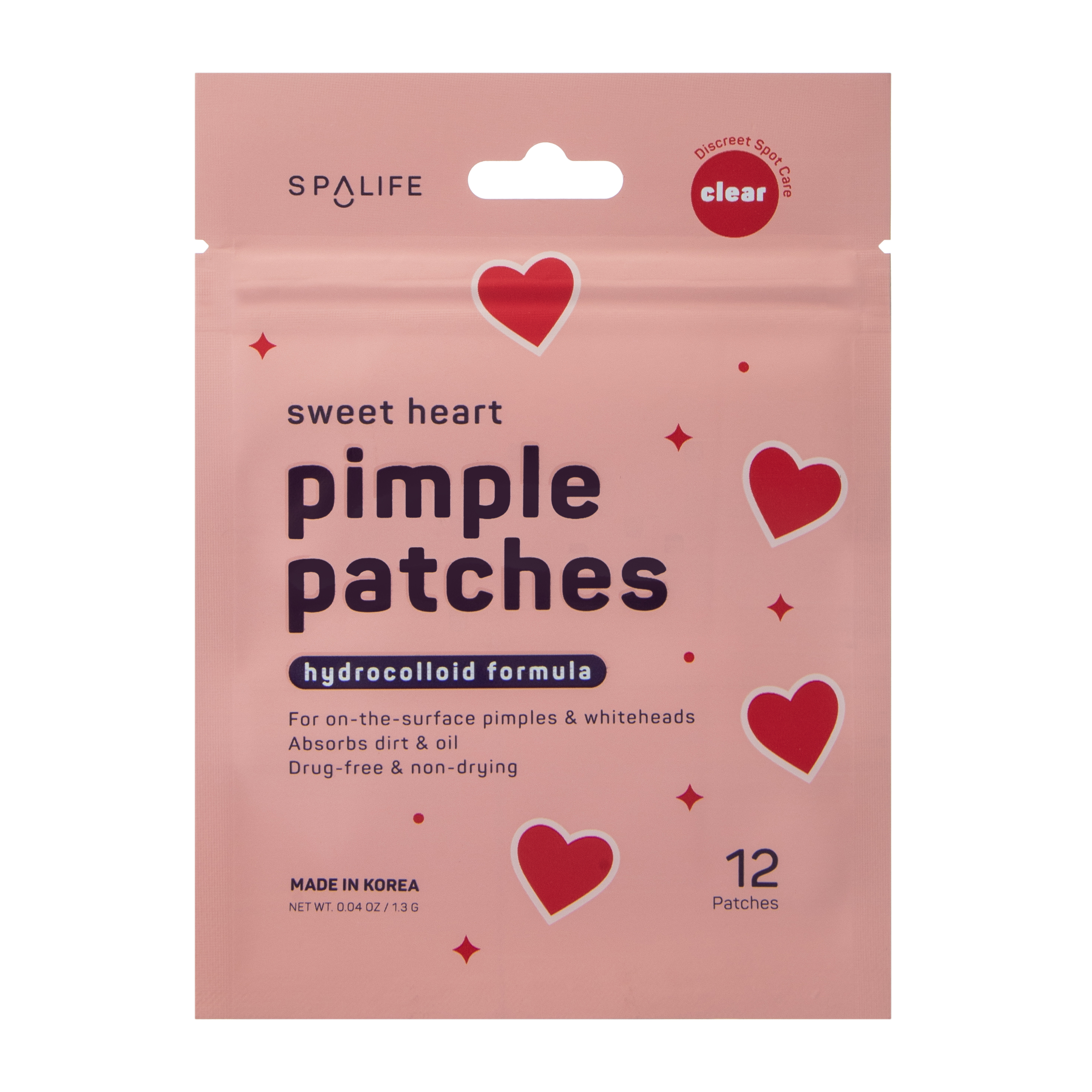 Spalife Sweet Heart Pimple Patches 12-Pack