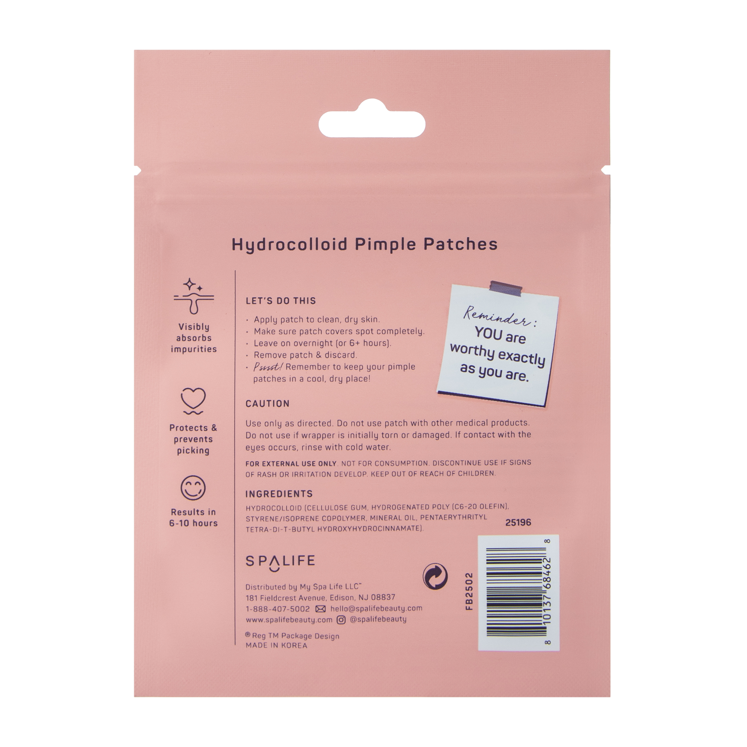 Spalife Sweet Heart Pimple Patches 12-Pack