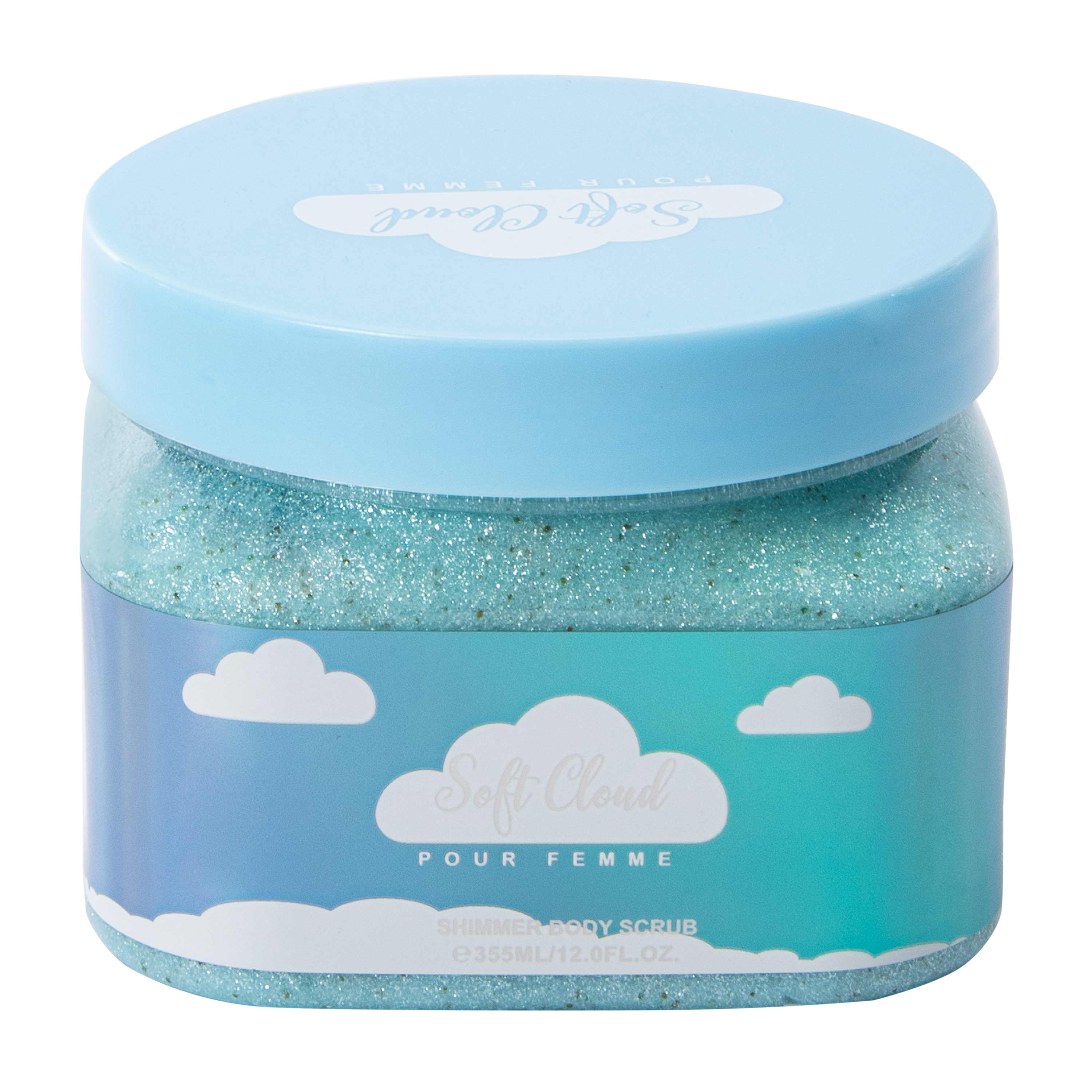 Soft Cloud Shimmer Body Scrub 12oz