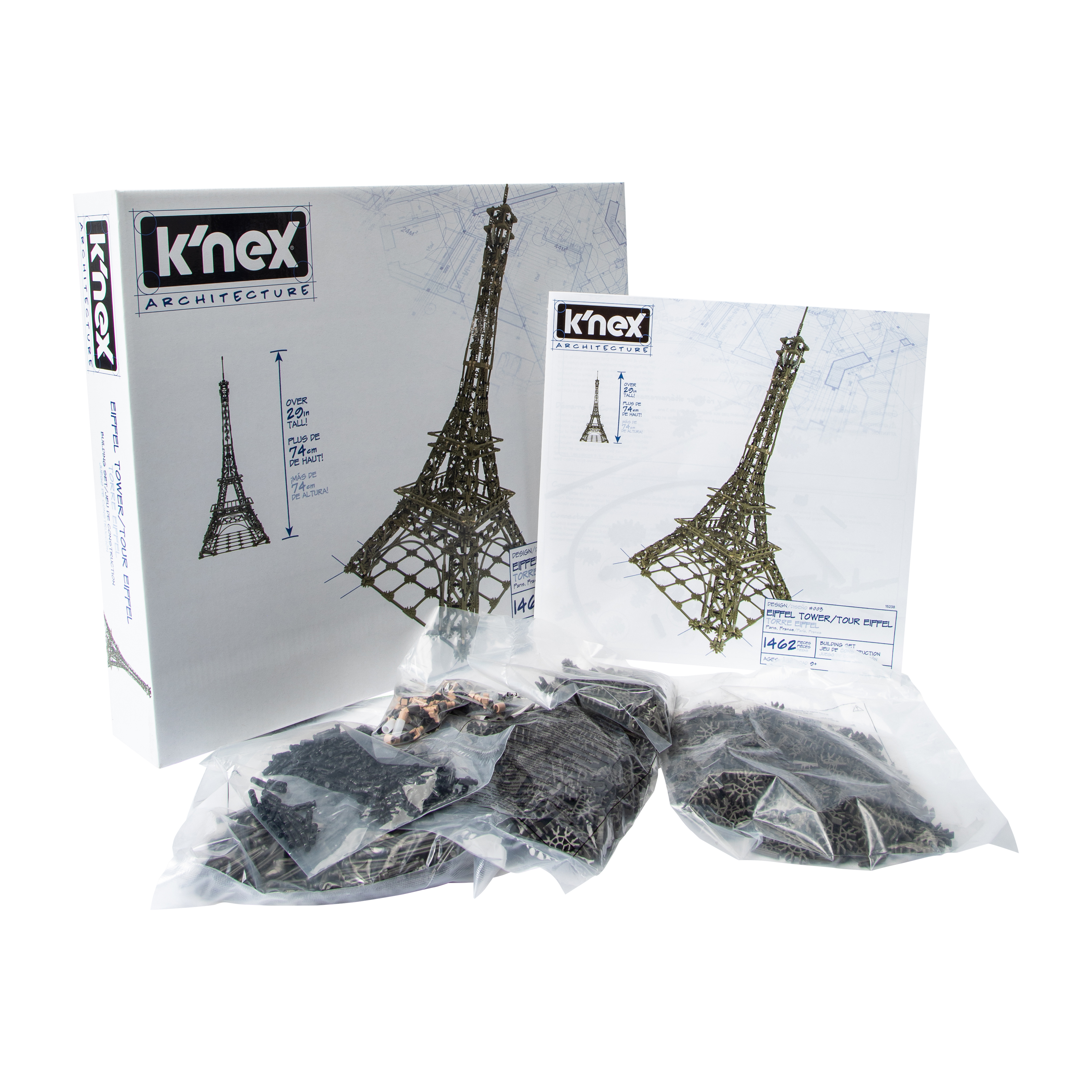K'nex® Architecture Eiffel Tower Building Set 1462-Pieces