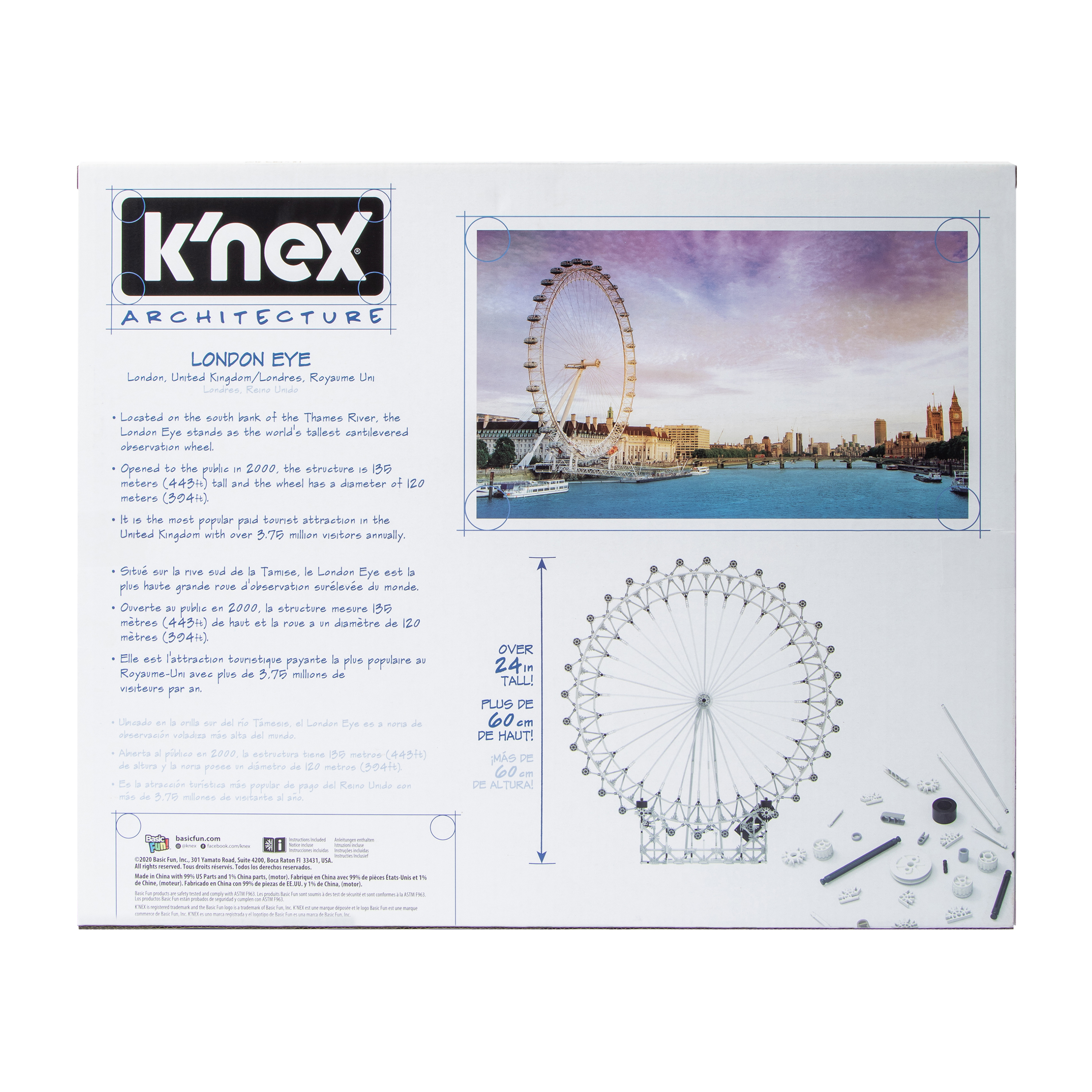 K'nex® Architecture London Eye Building Set 1861-Pieces