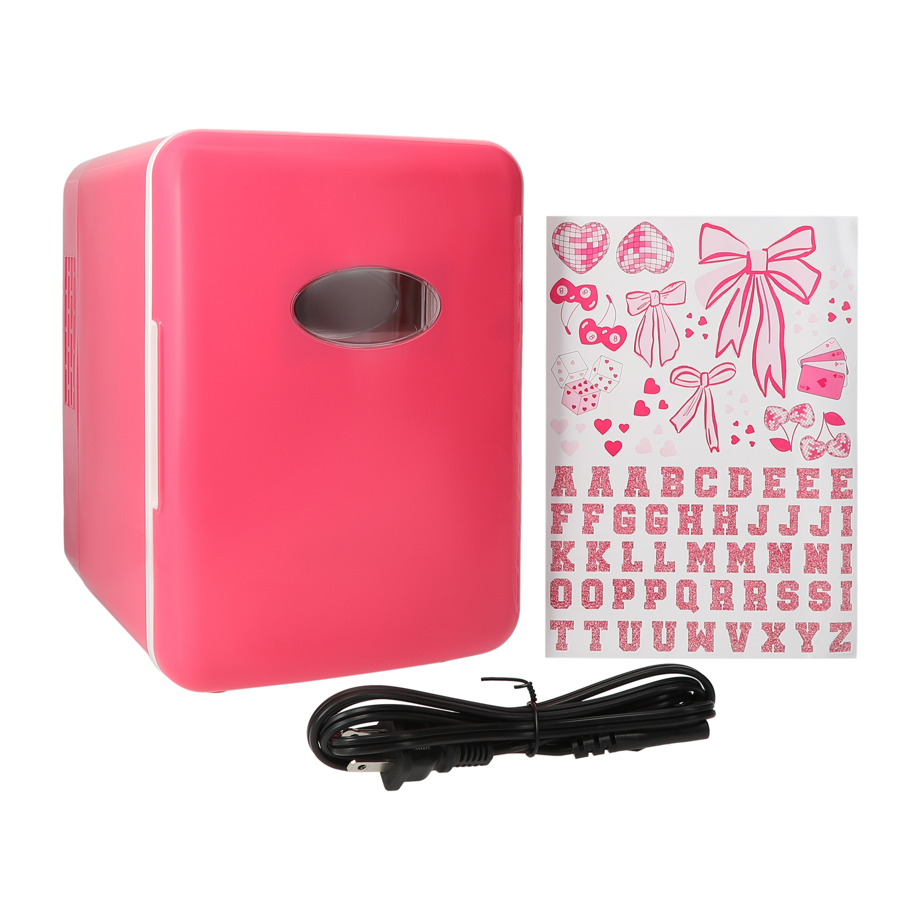 Customizable Beauty Fridge With Stickers