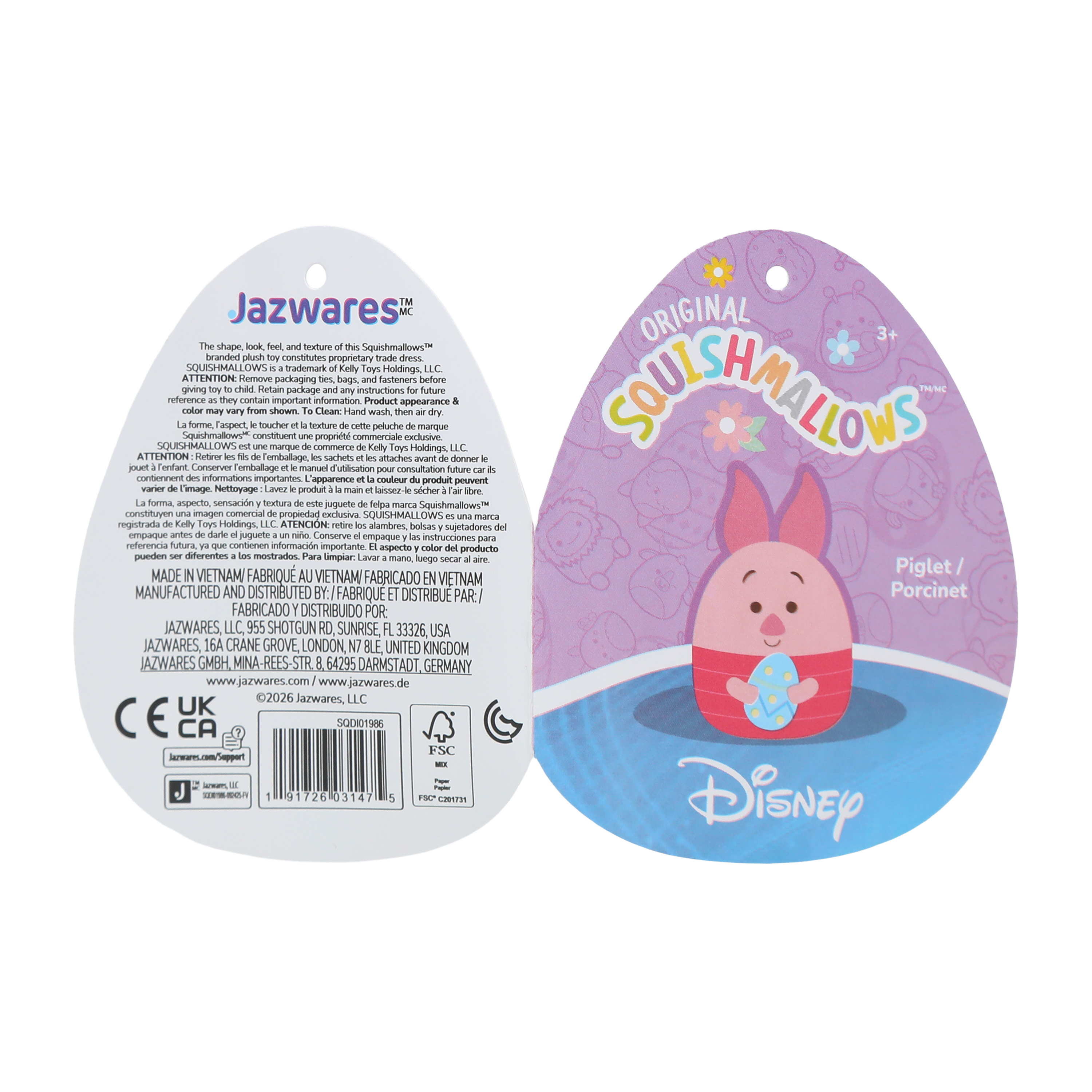 Squishmallows™ Easter Disney Winnie The Pooh Character Plush