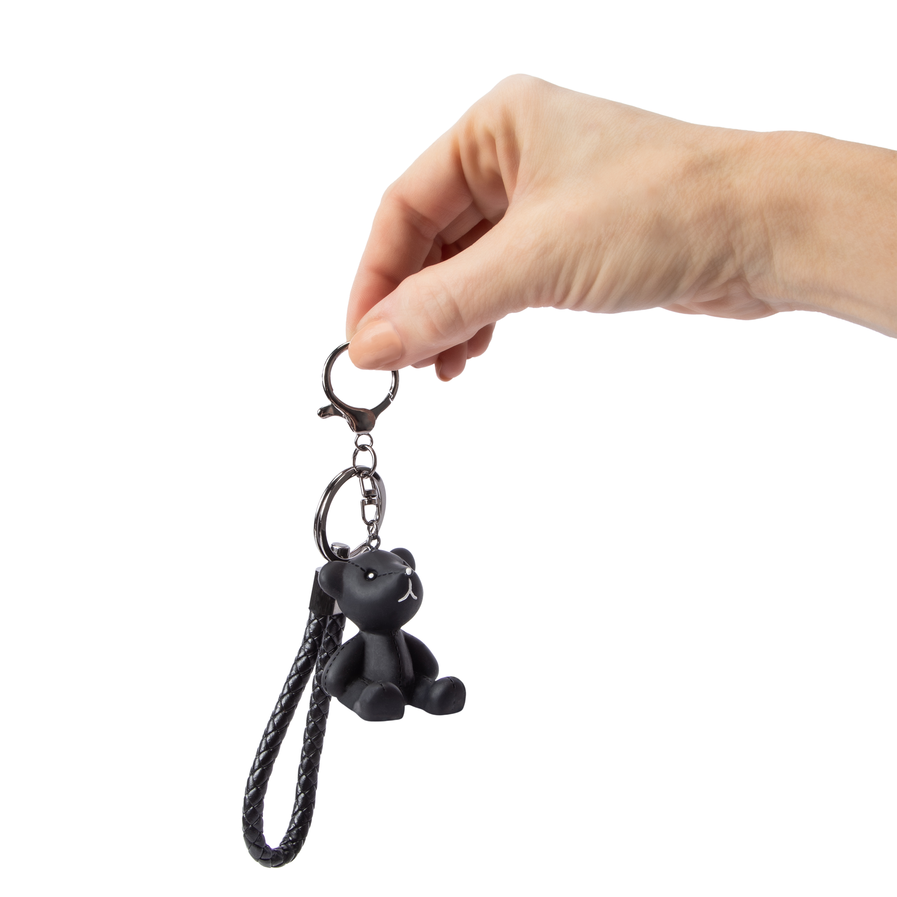 Charmed Black Bear Charm Key Ring