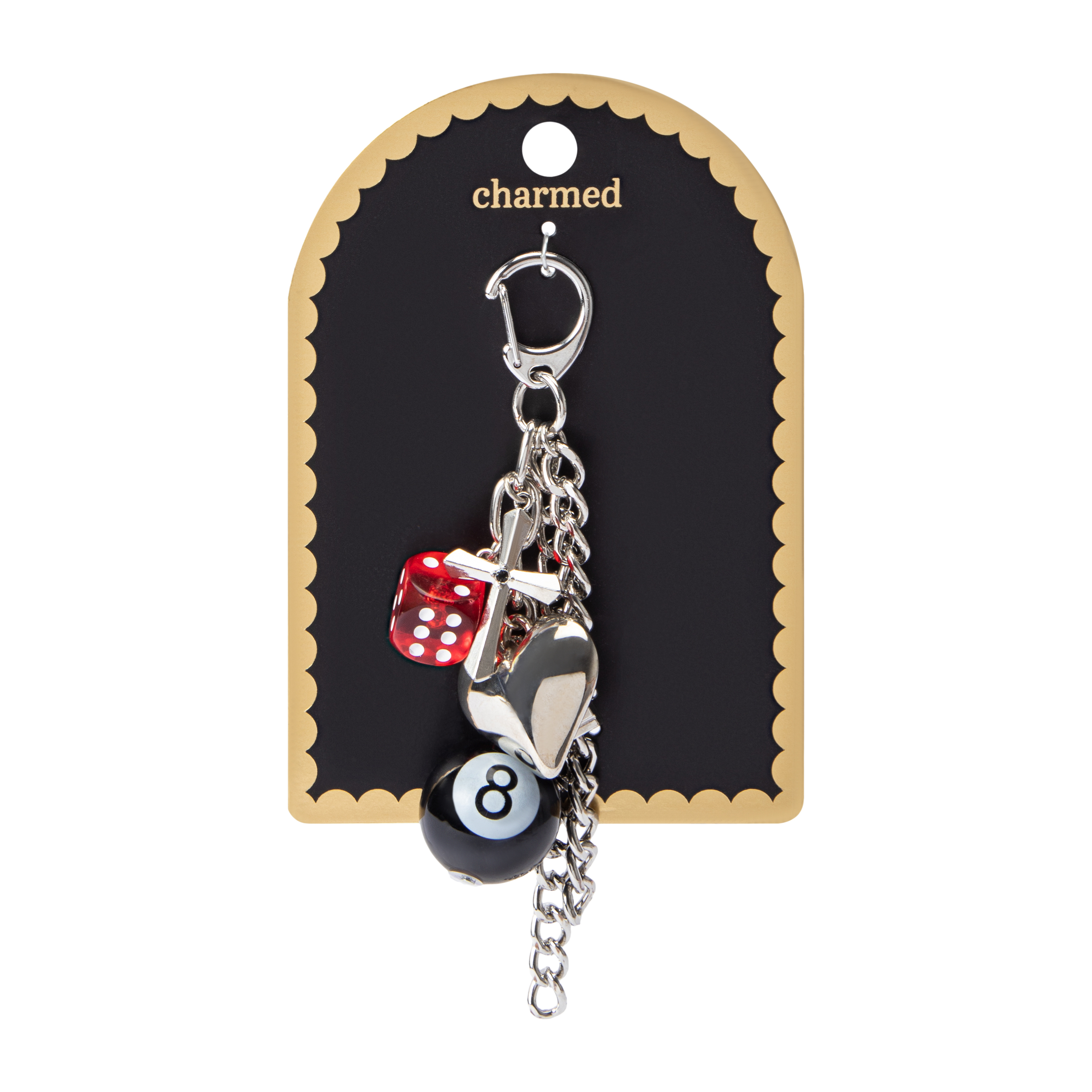 Charmed Charm Cluster Key Ring