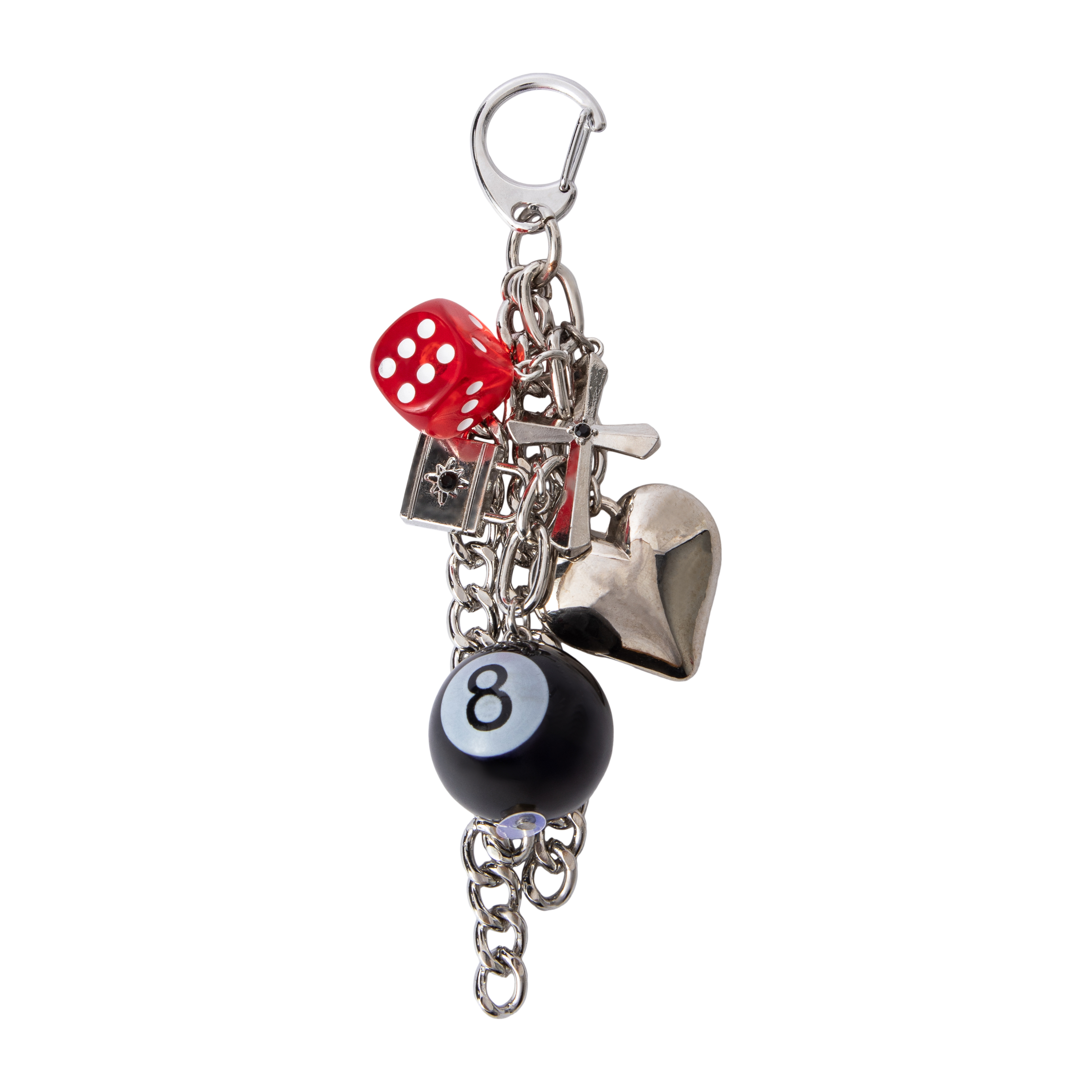 Charmed Charm Cluster Key Ring