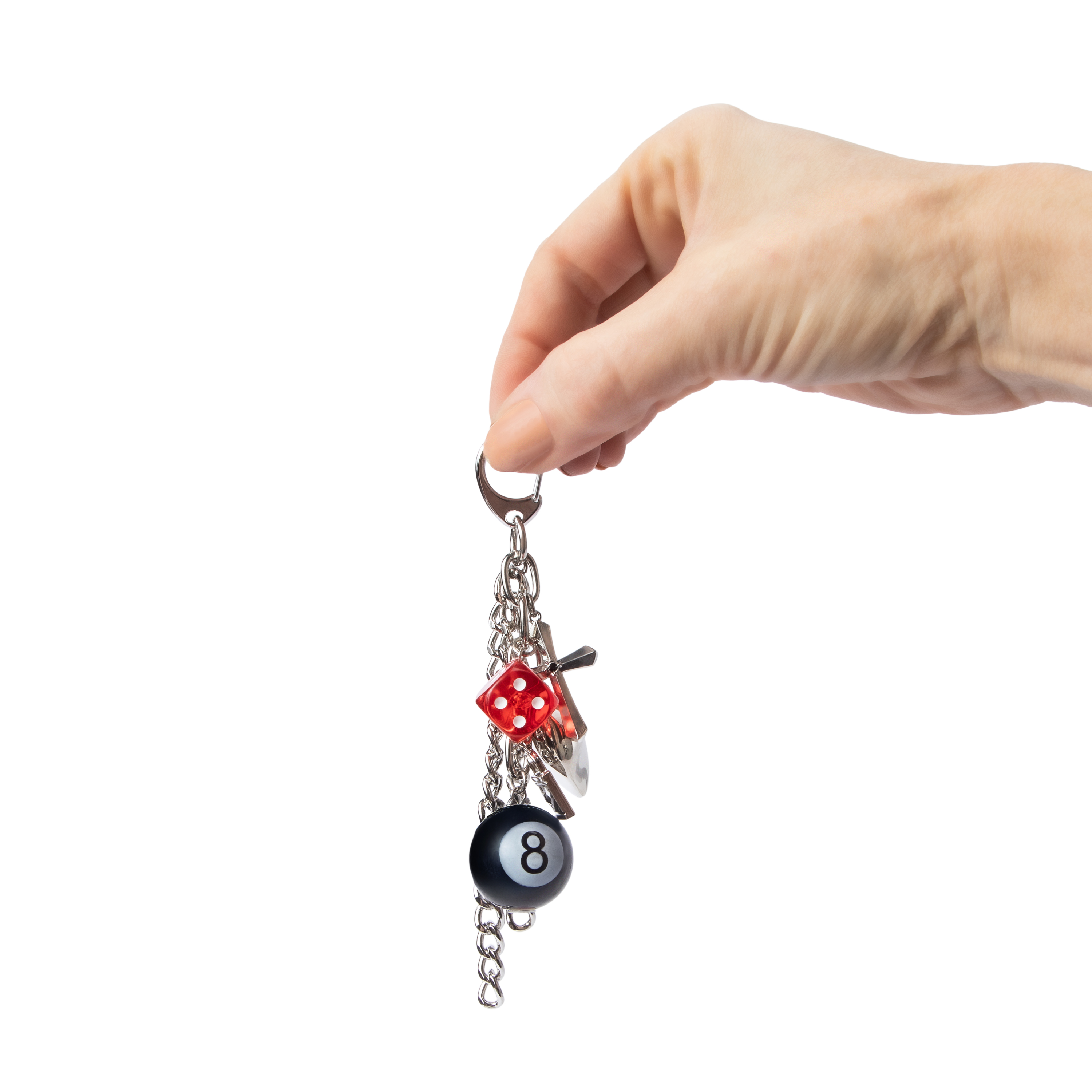 Charmed Charm Cluster Key Ring