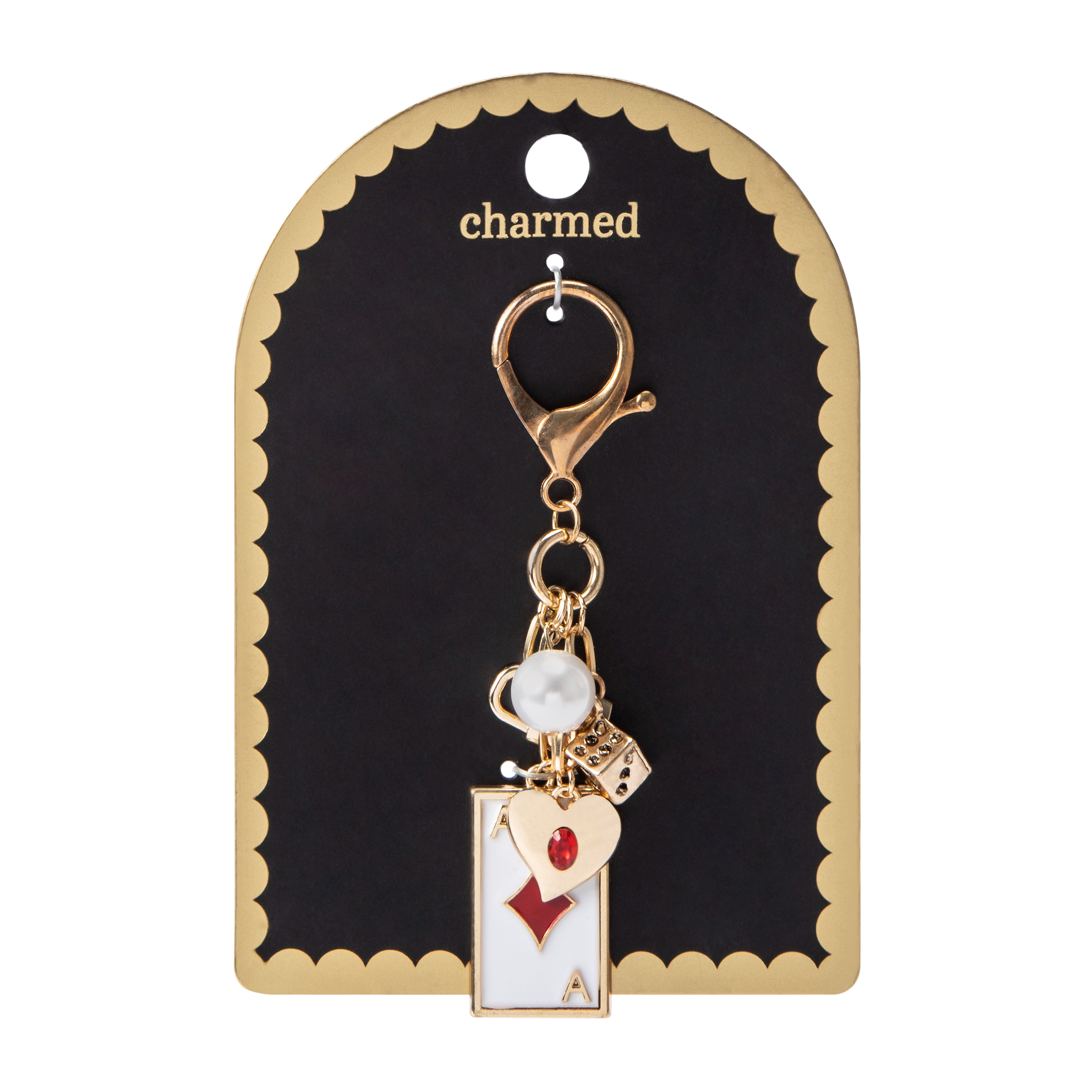 Charmed Game Charm Cluster Key Ring