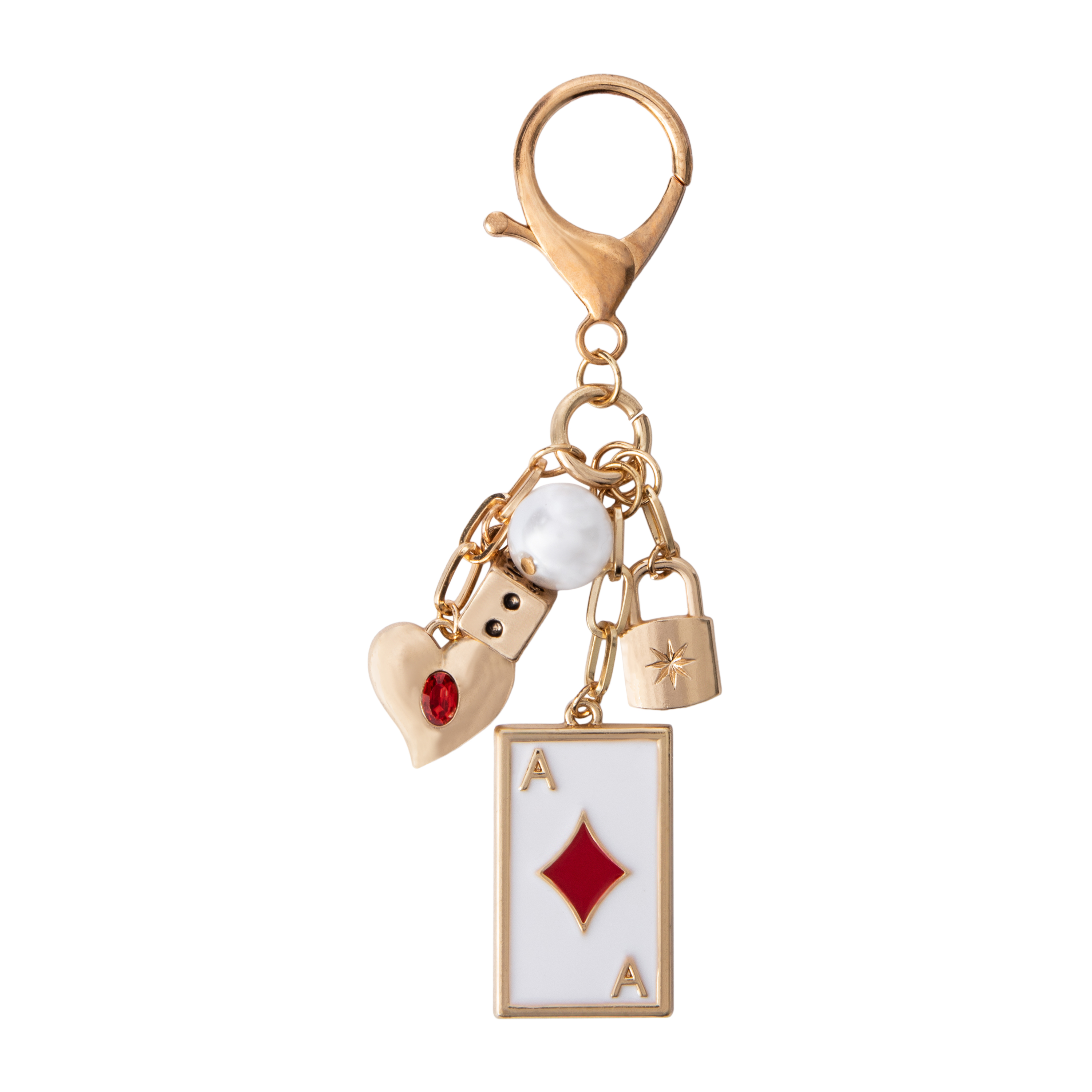 Charmed Game Charm Cluster Key Ring