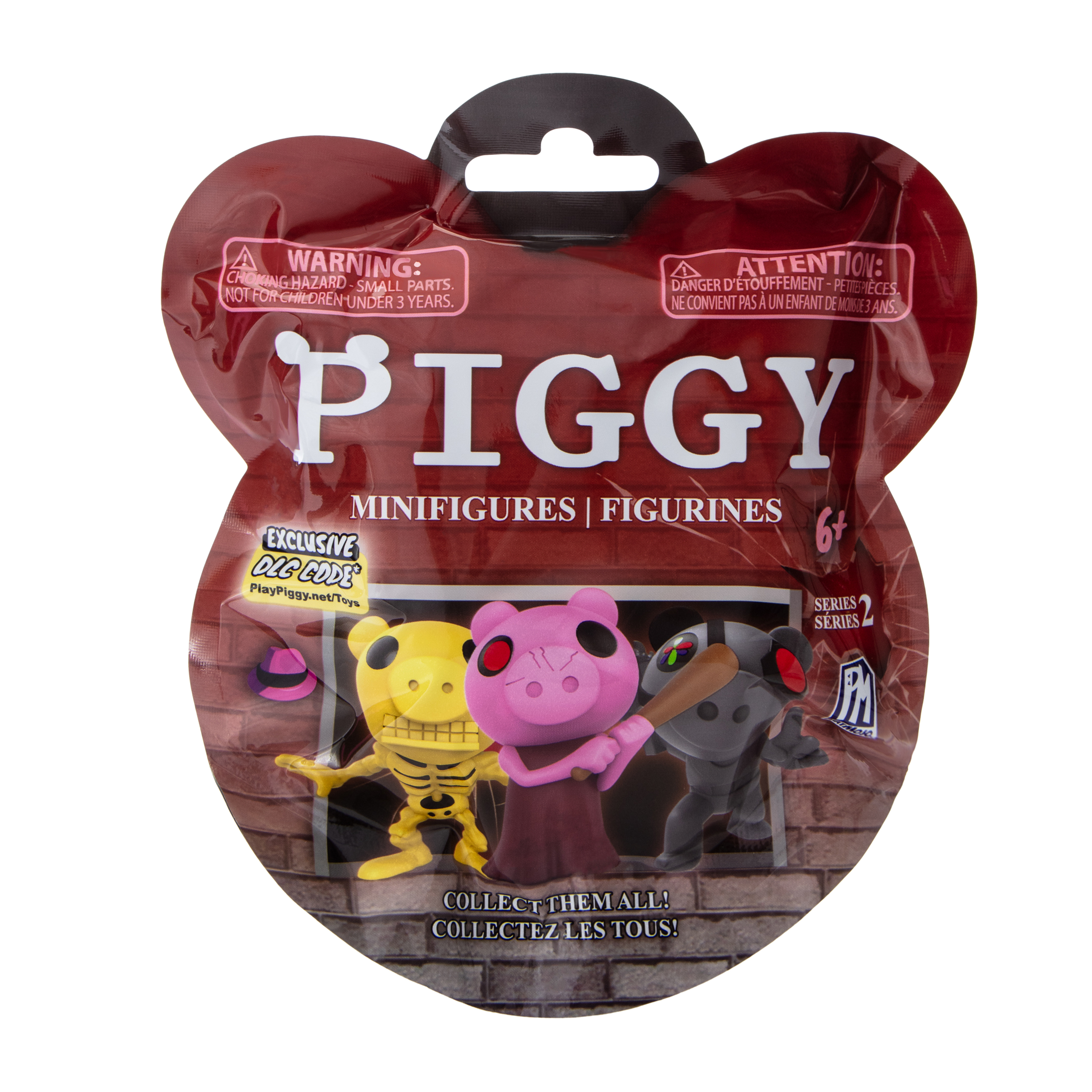 Piggy Mini Figures Bling Bag Toy (Styles May Vary)