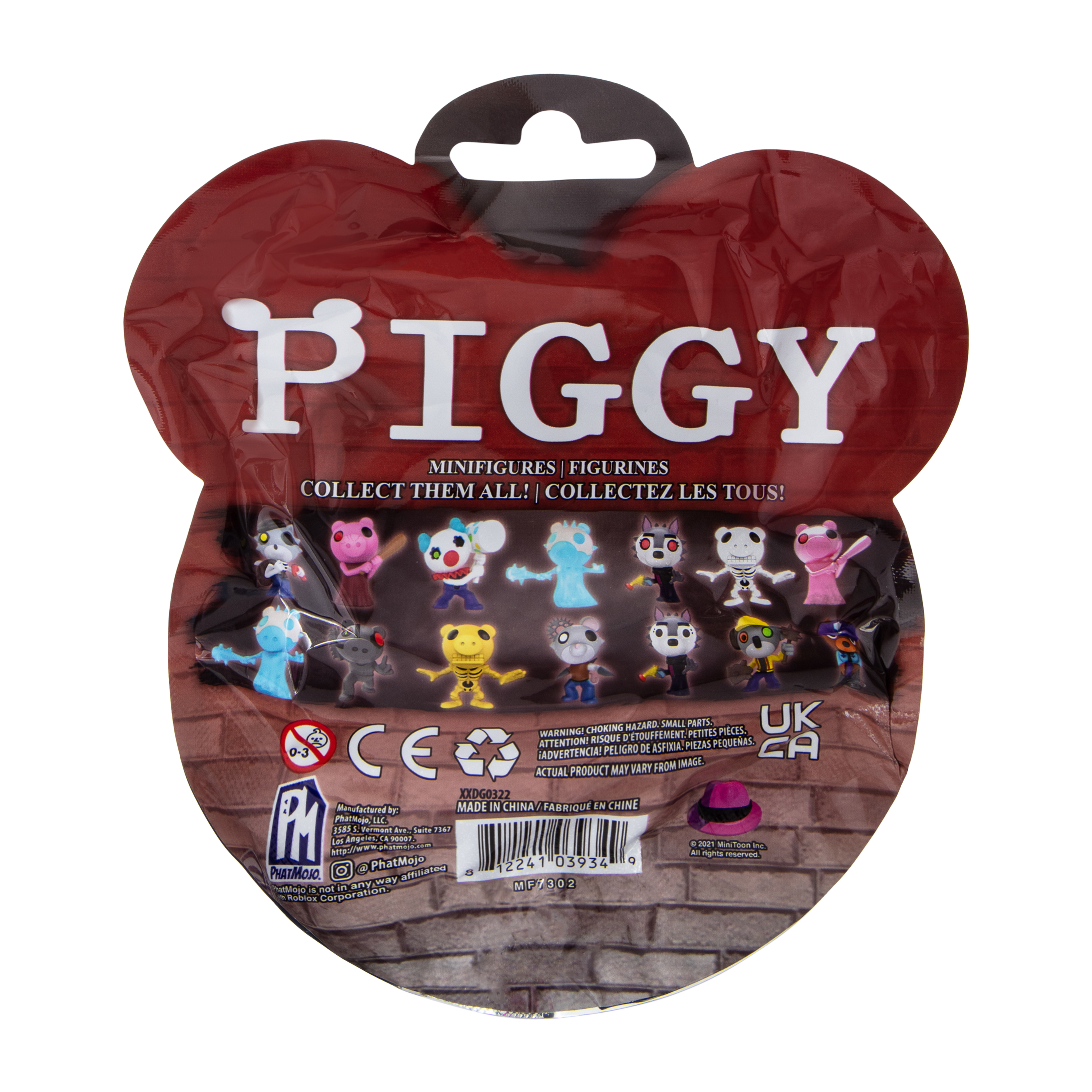 Piggy Mini Figures Bling Bag Toy (Styles May Vary)
