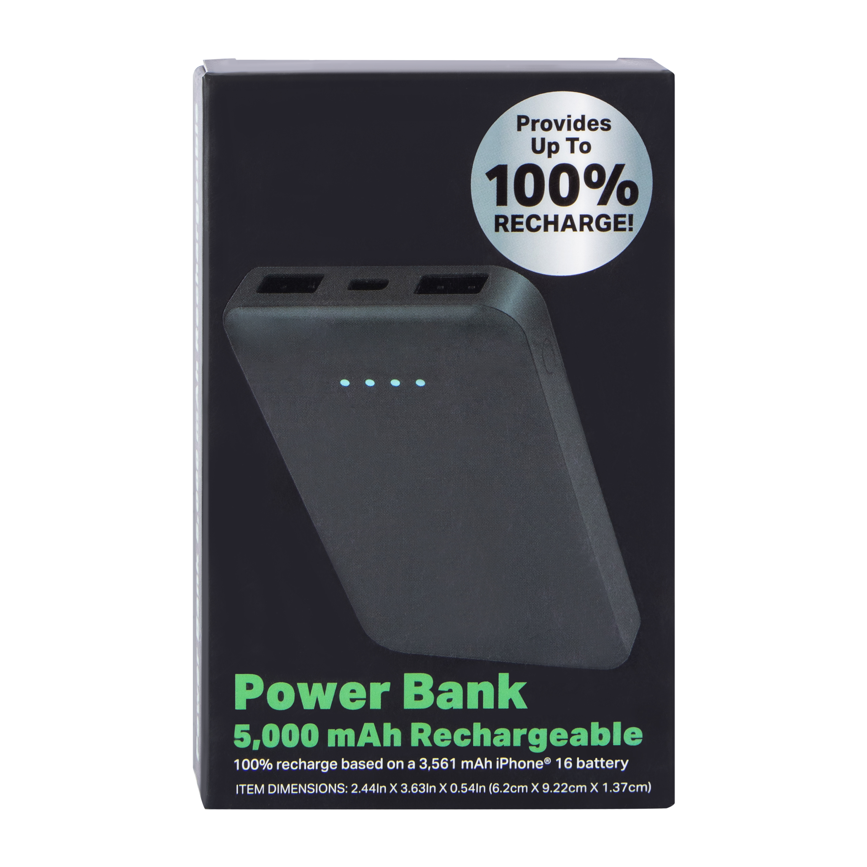 Rechargeable Power Bank 5000mAh
