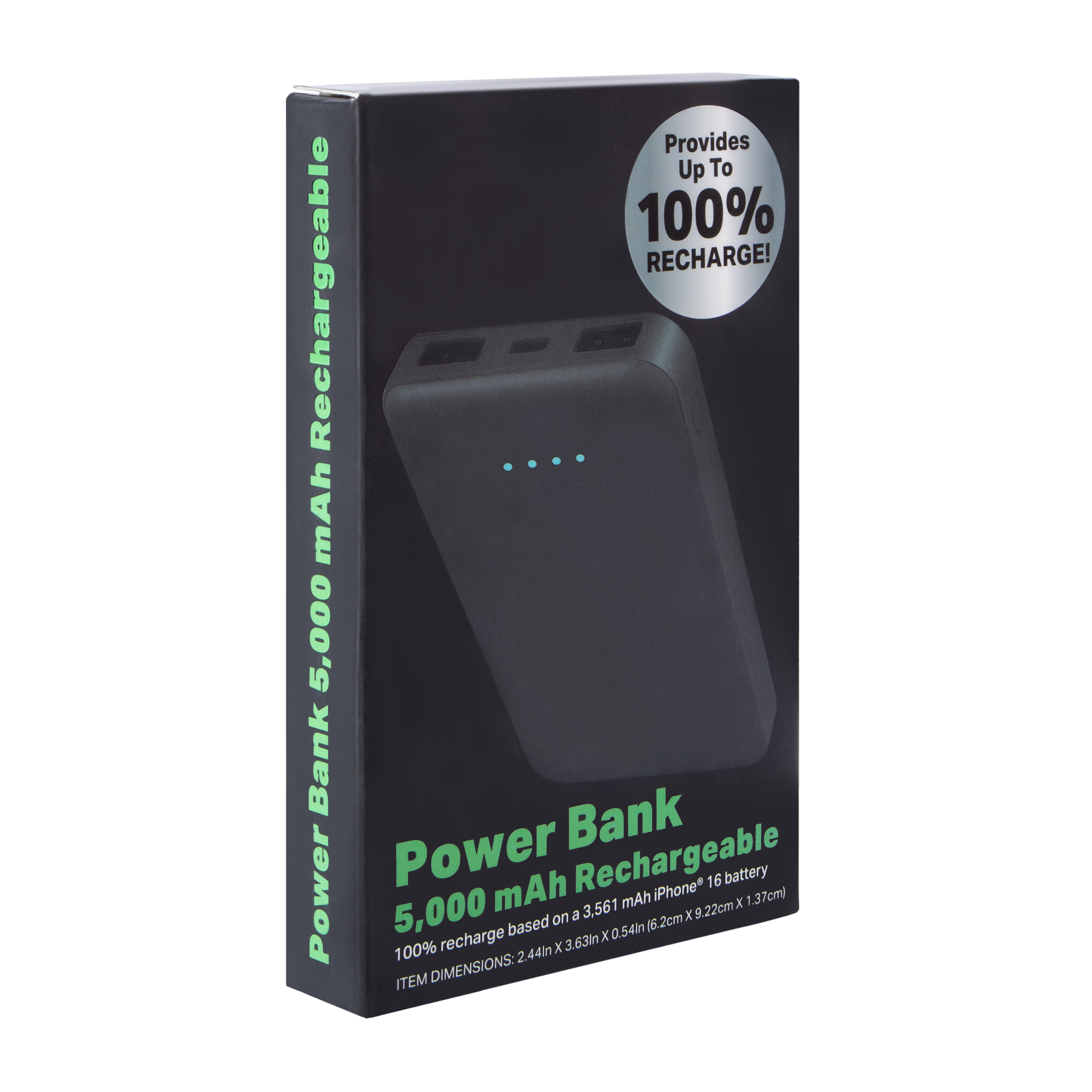 Rechargeable Power Bank 5000mAh