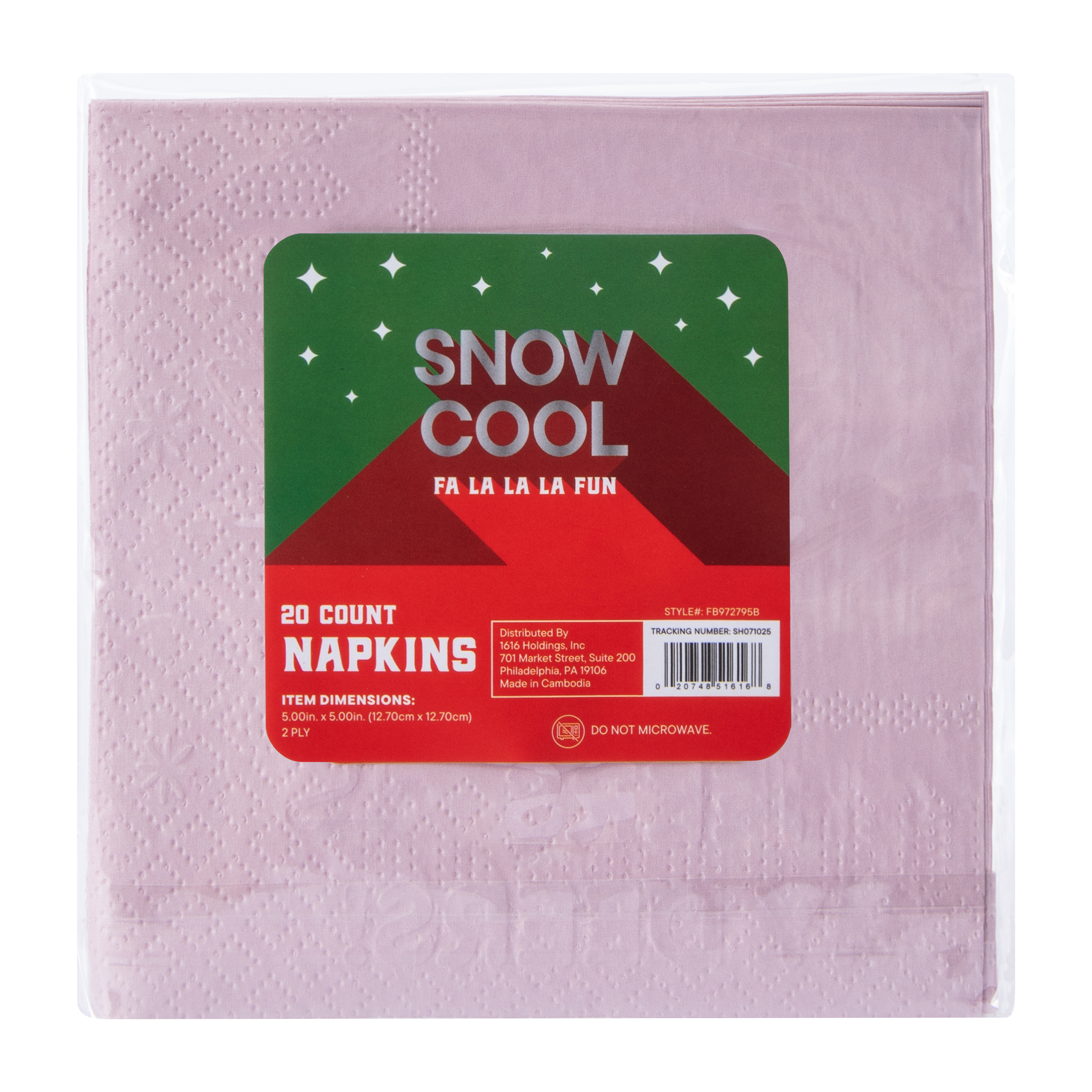 Christmas-Themed Party Napkins