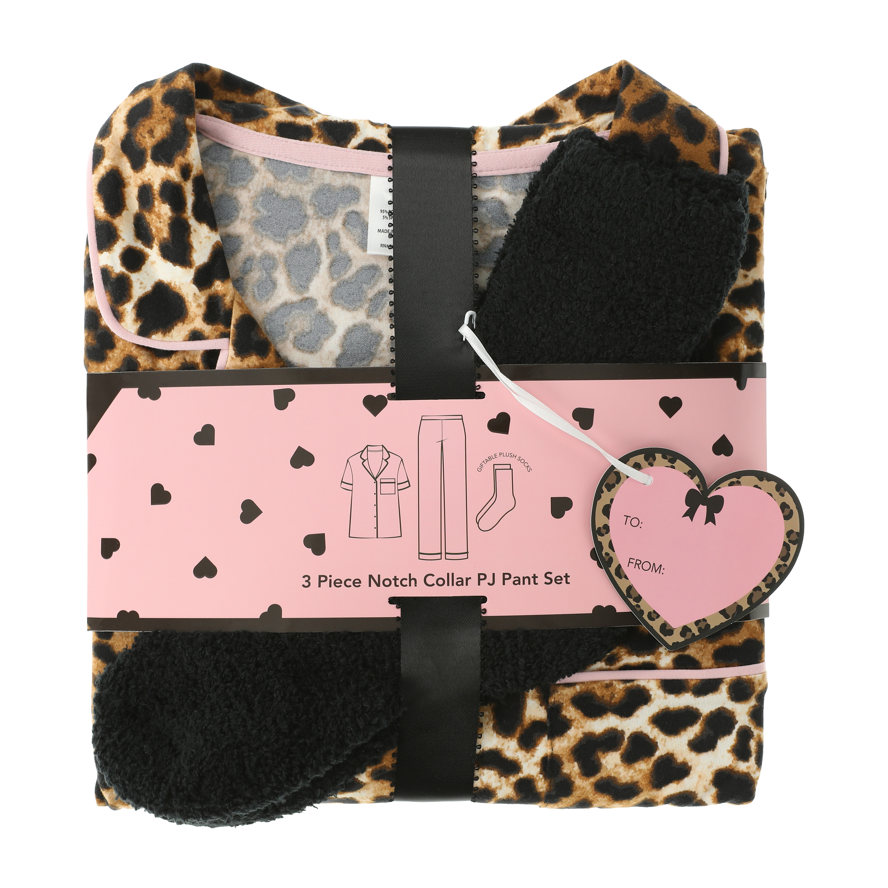 Juniors Notch Collar PJ Pant Set 3-Pack