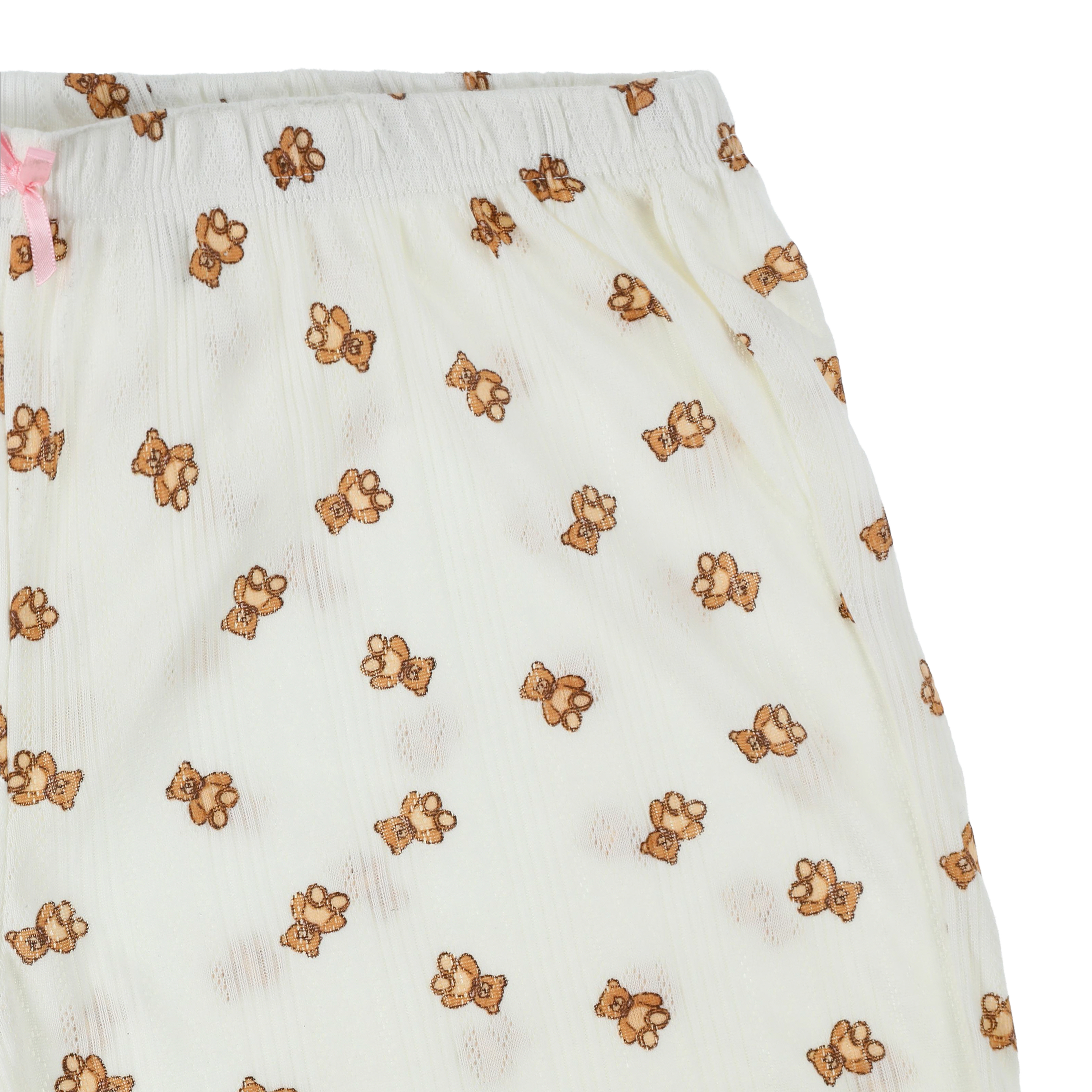 Juniors 3-Piece Pointelle Pajama Set