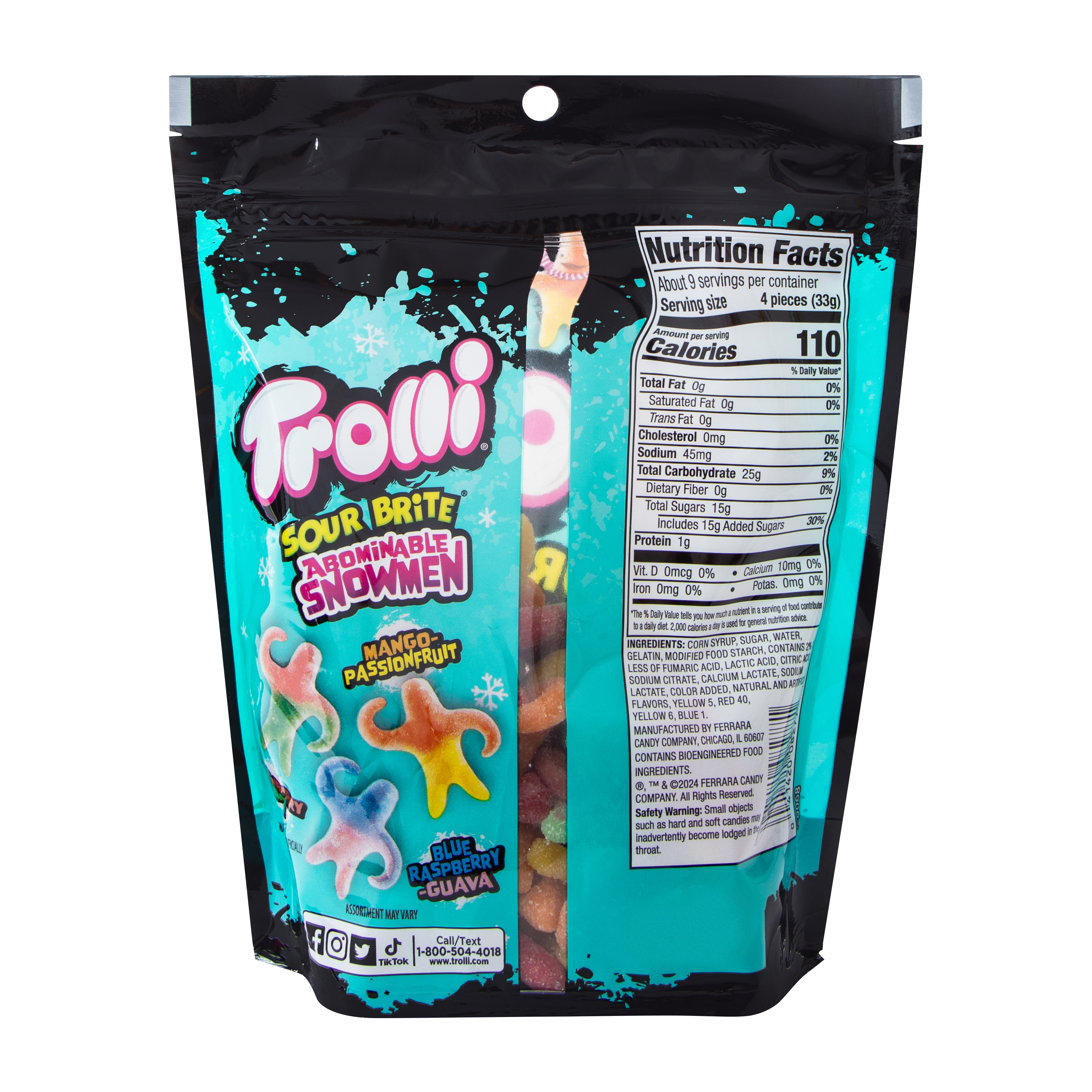 Trolli® Sour Brite® Abominable Snowman Gummi Candy 10oz