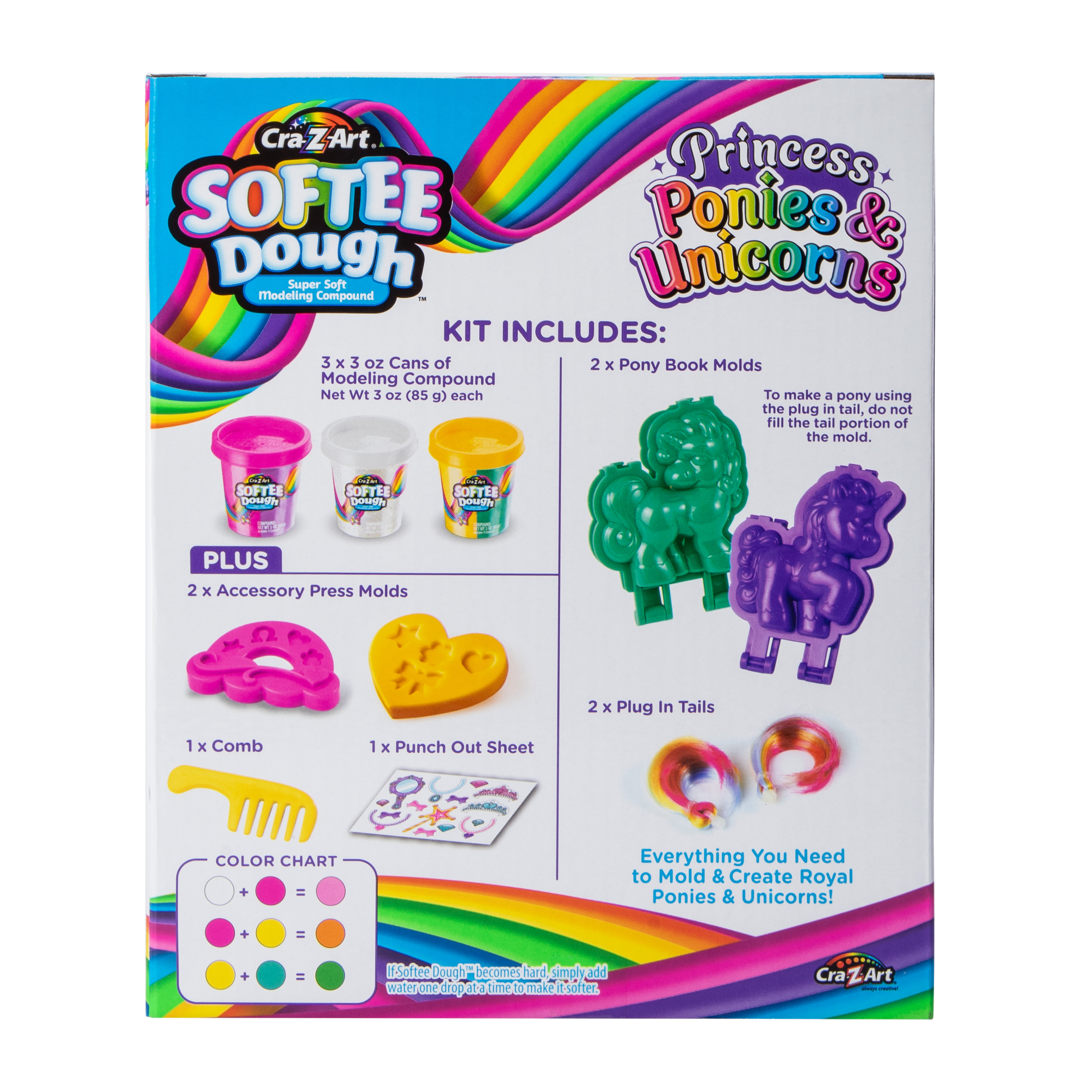 Cra-Z-Art® Softee Dough Princess Ponies & Unicorns Set