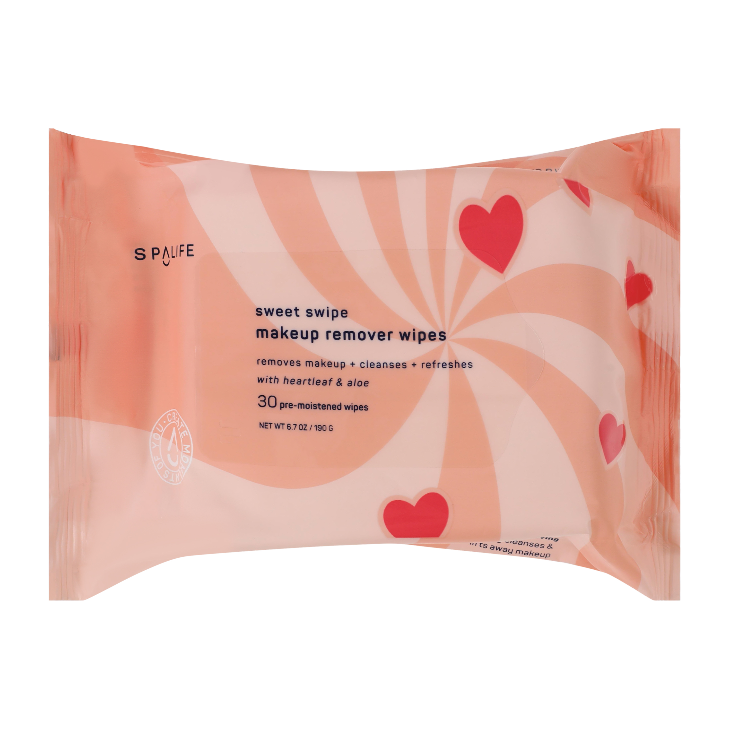 Spalife Sweet Swipe Makeup Remover Wipes 30-Pack