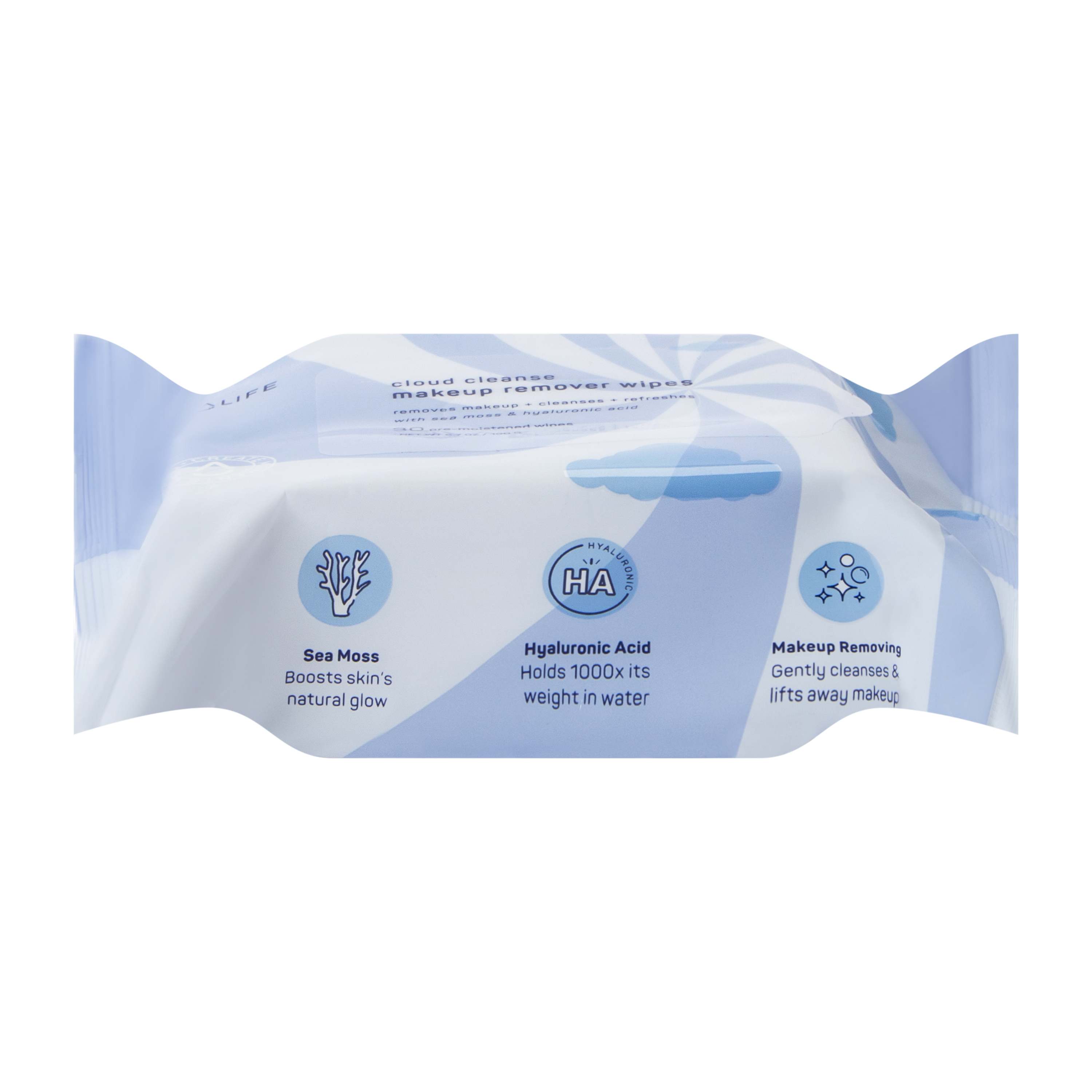 Spalife Cloud Cleanse Makeup Remover Wipes 30-Count 6.7oz