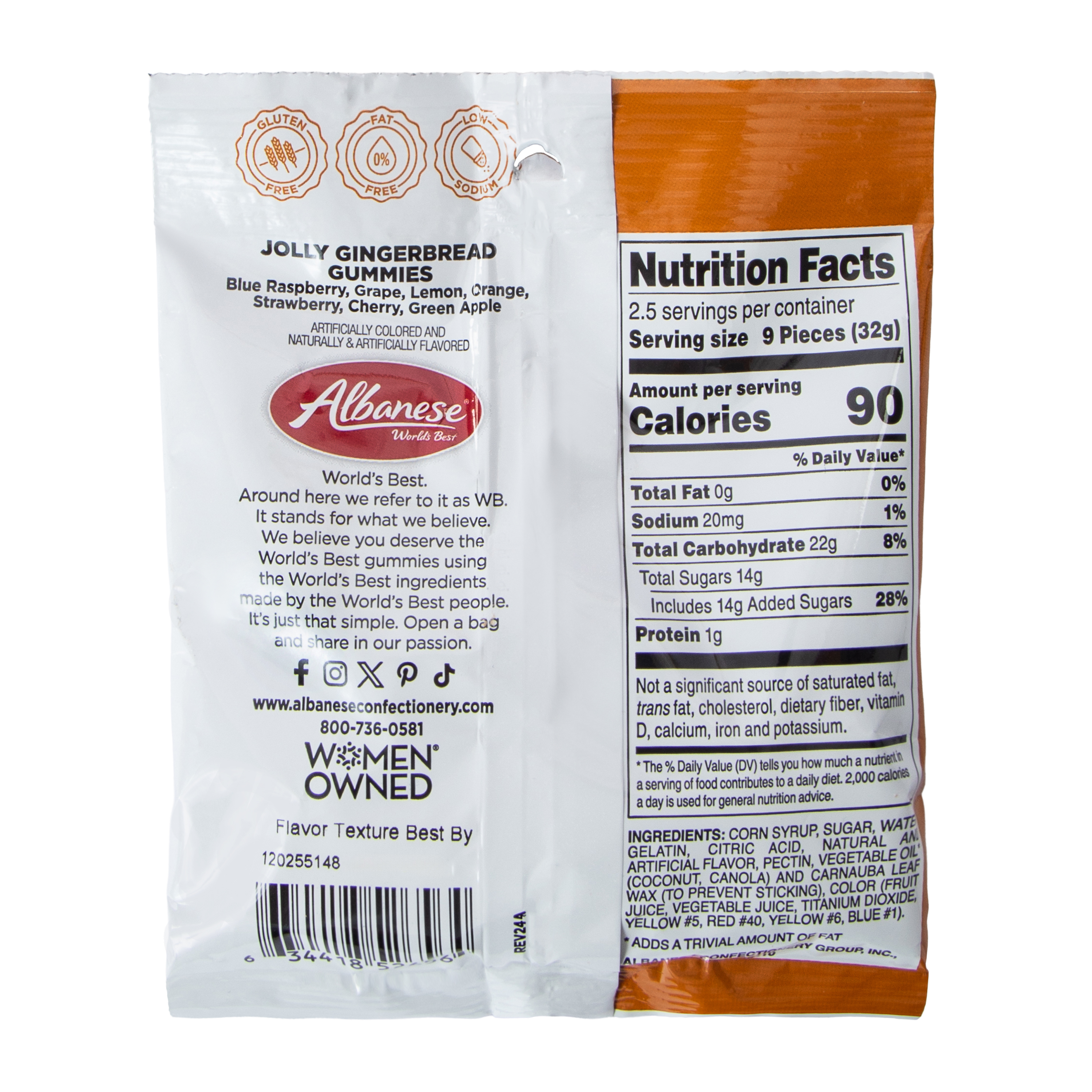 Albanese® Jolly Gingerbread Gummies 3oz