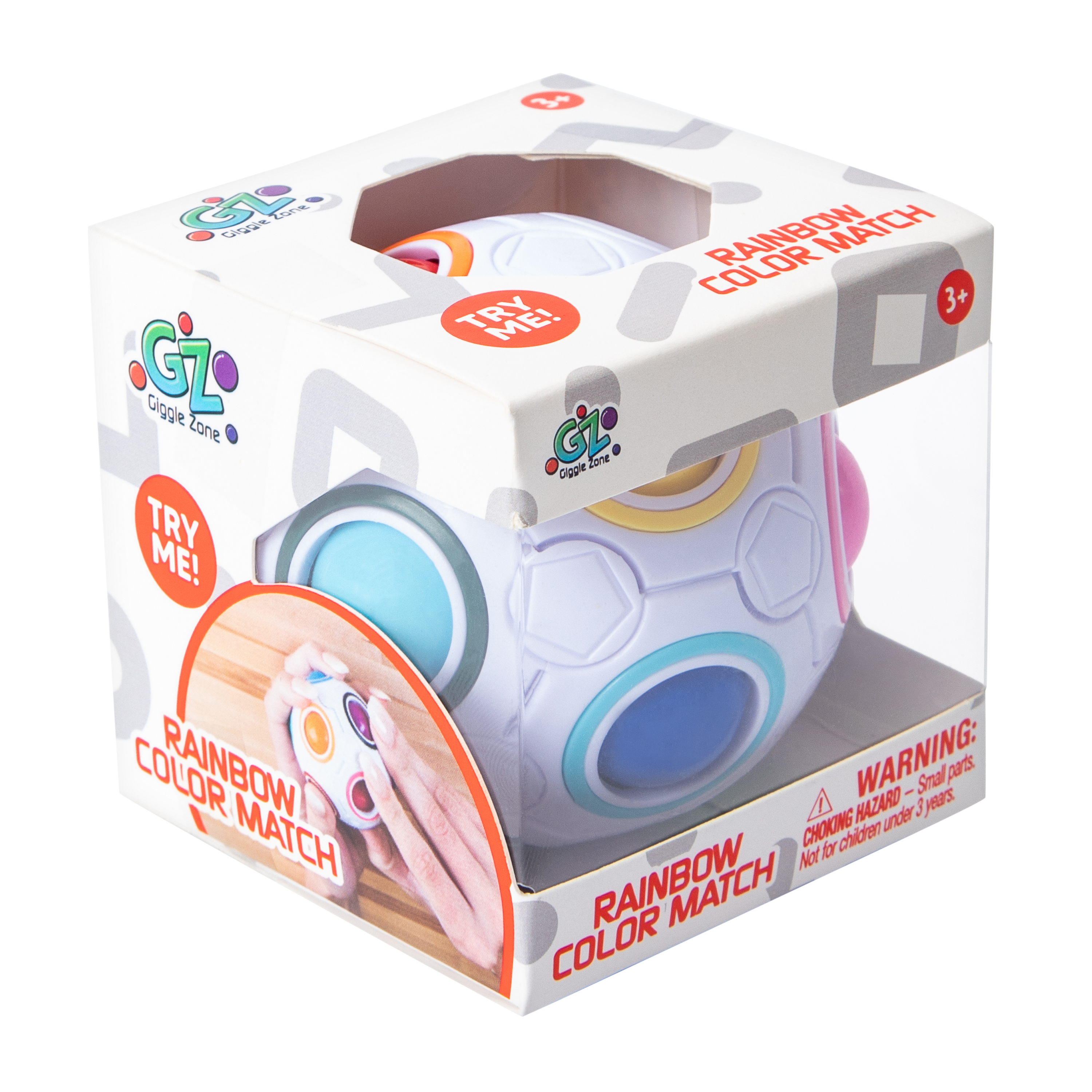 Giggle Zone Rainbow Match Ball