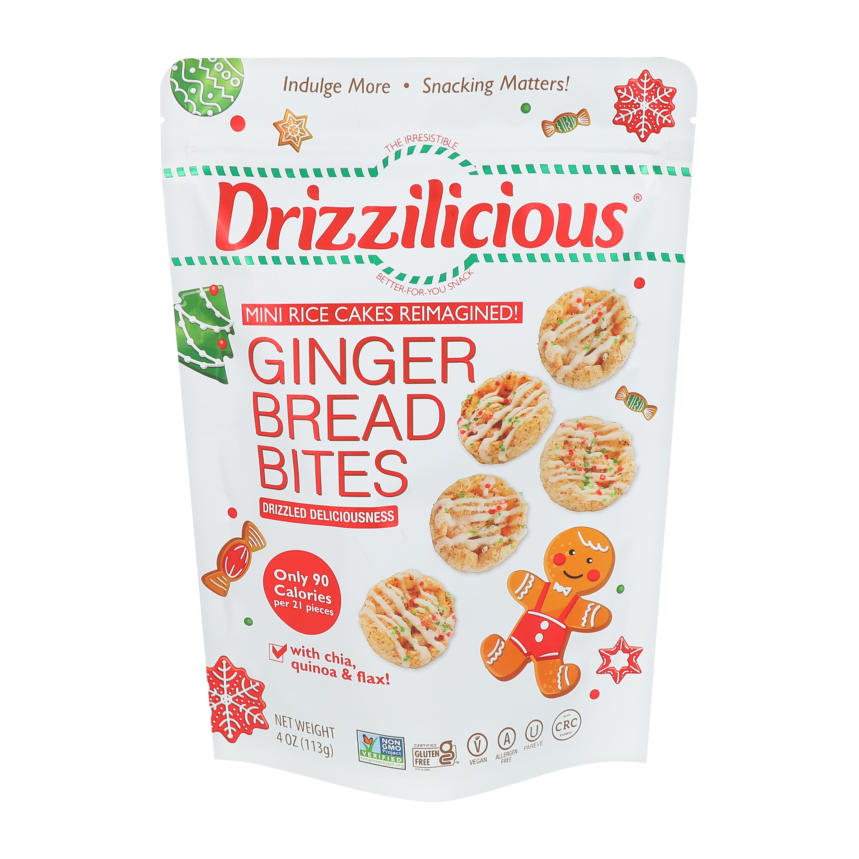 Drizzilicious® Ginger Bread Bites 4oz