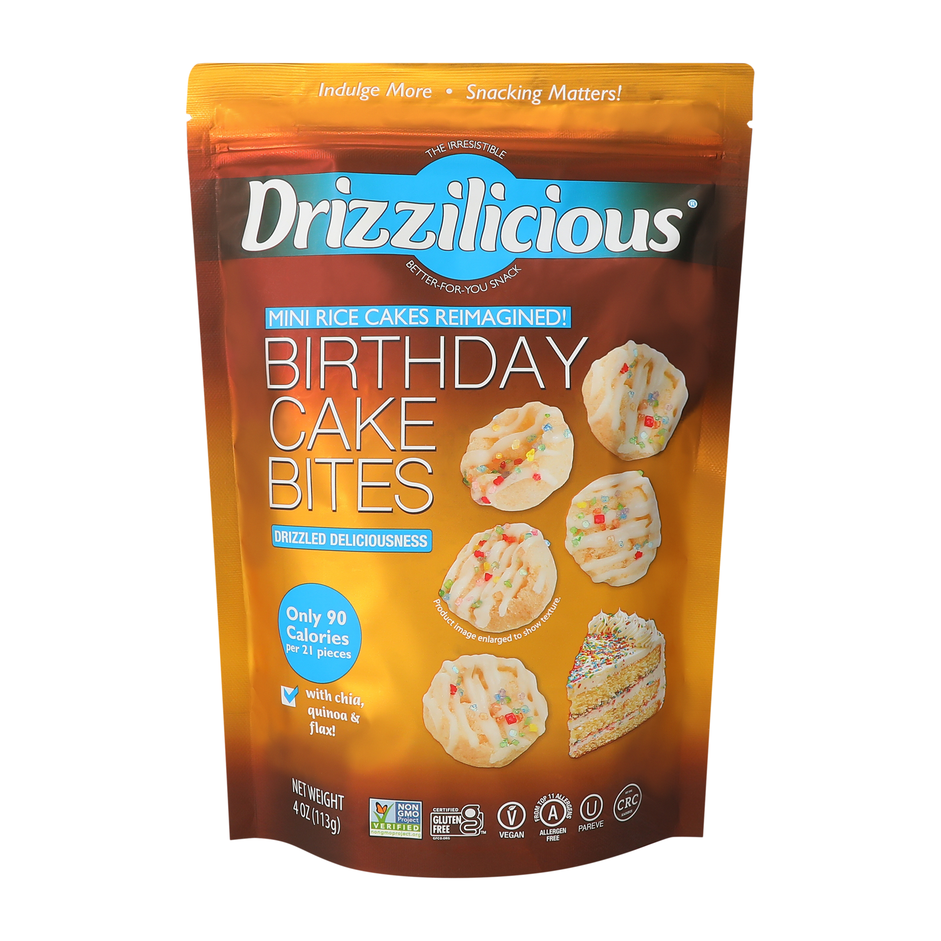 Rice cake & Harryページ Drizzilicious® Birthday Cake Bites 4oz | Five Below