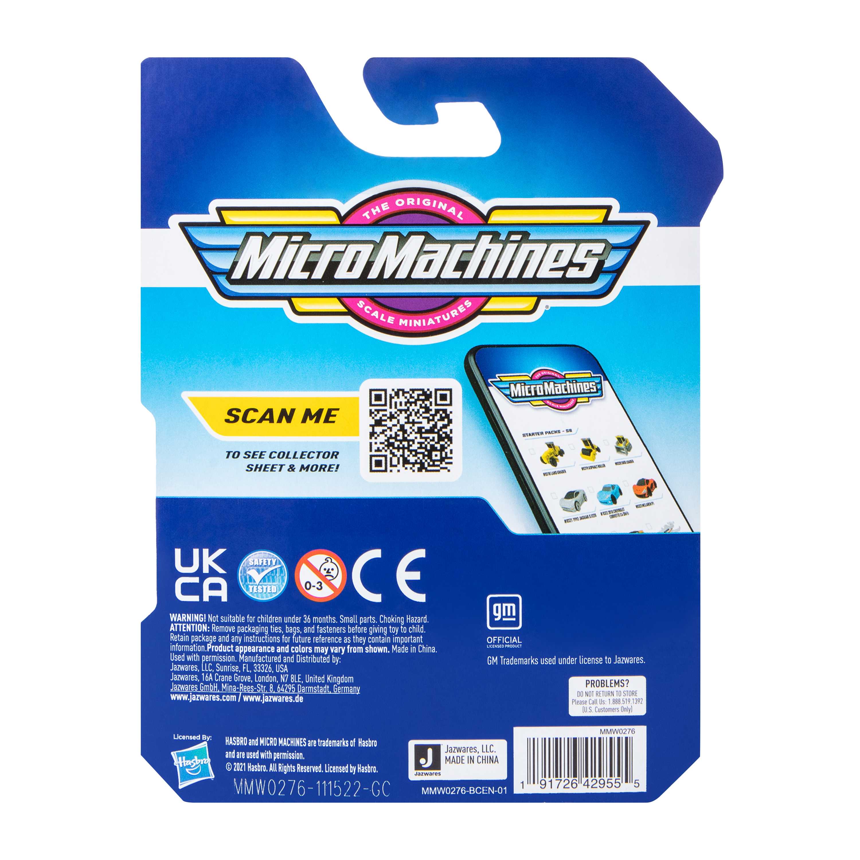 Micro Machines Die-Cast Car Toy 2-Pack (Styles May Vary)