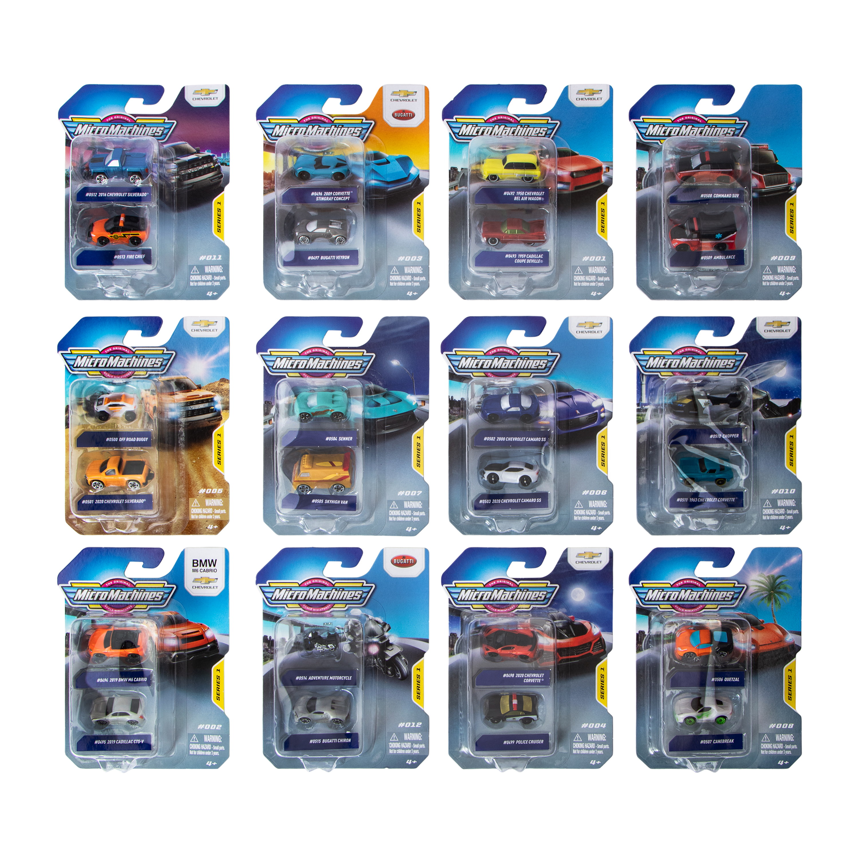 Micro Machines Die-Cast Car Toy 2-Pack (Styles May Vary)