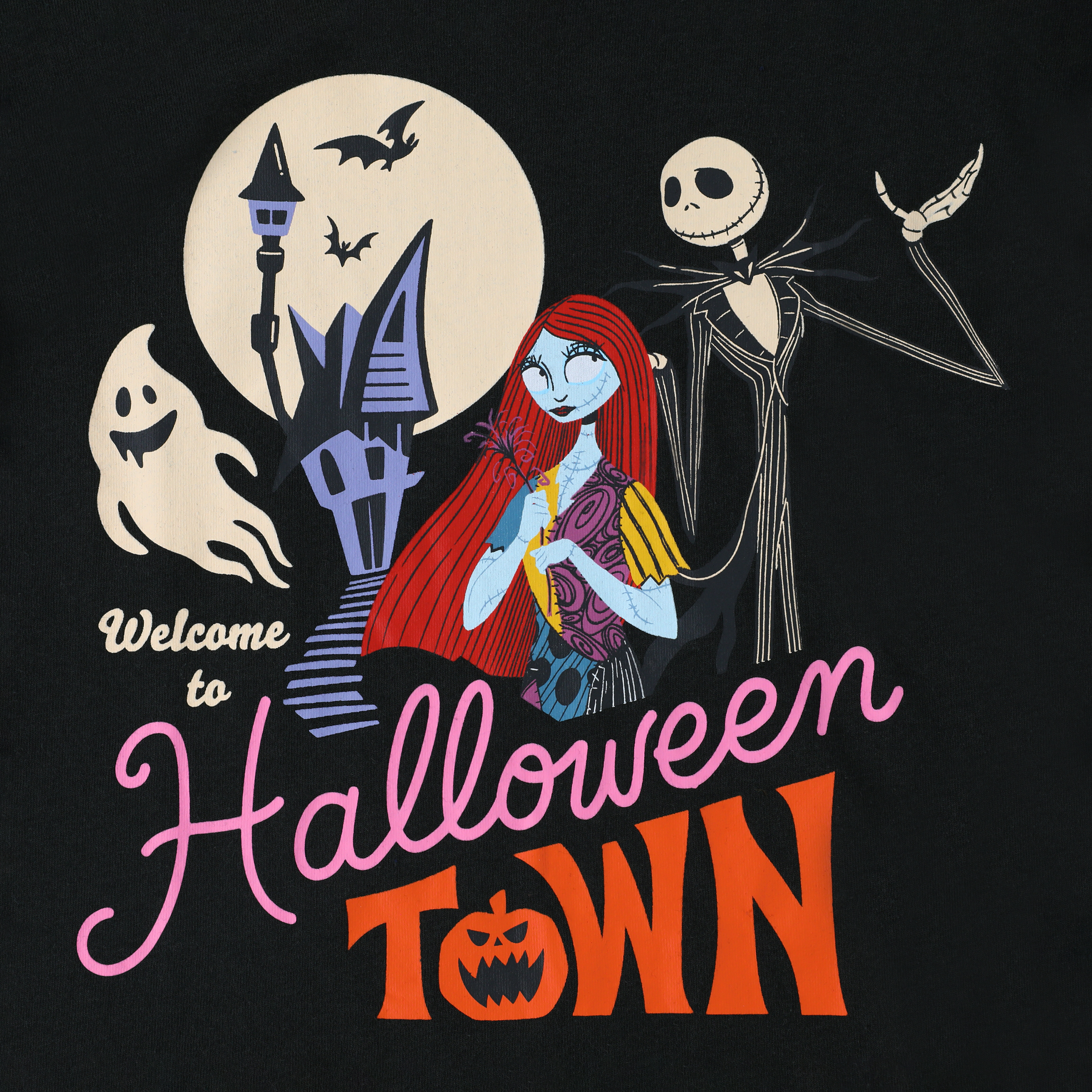 Kids Disney Tim Burton's The Nightmare Before Christmas Halloween Town Graphic Tee