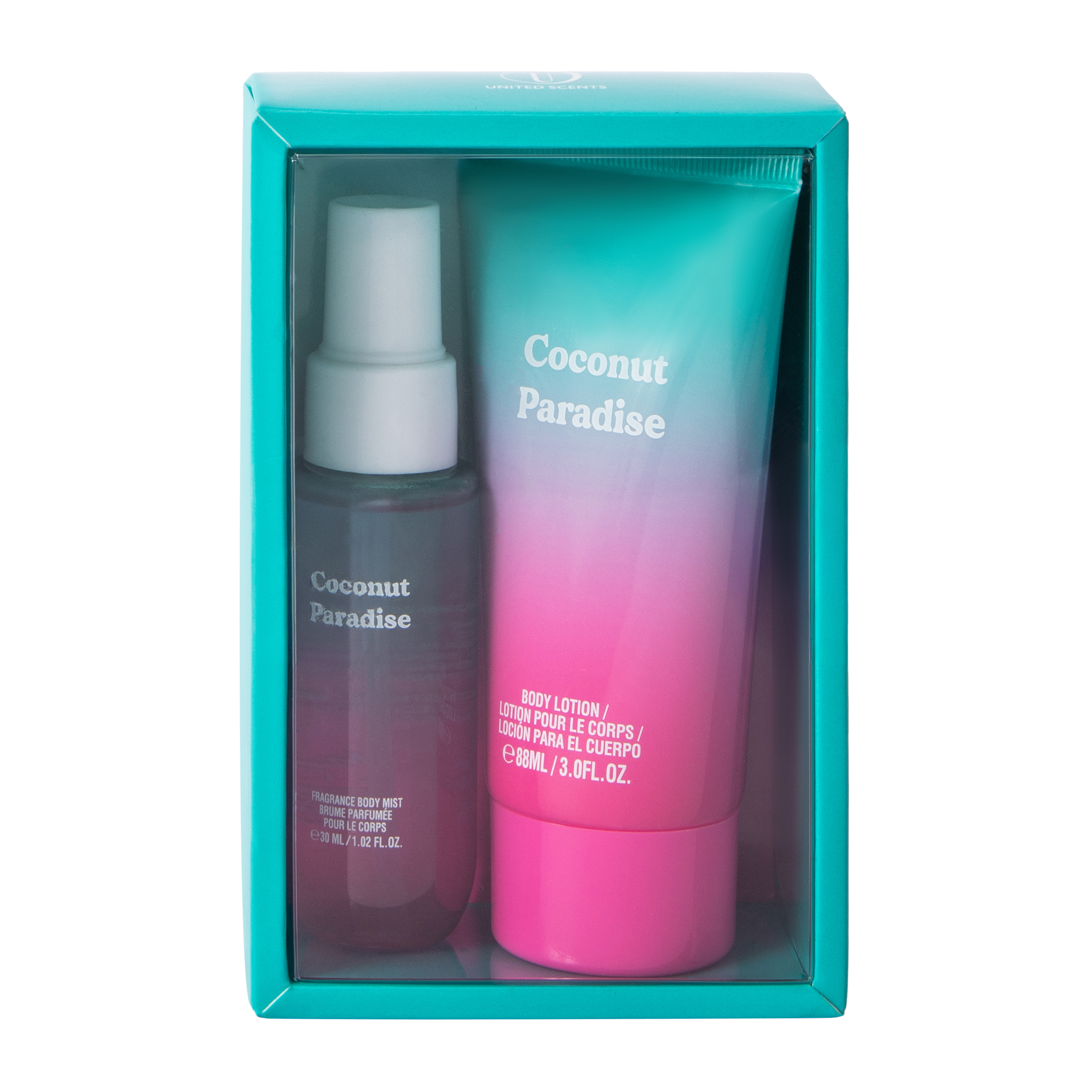 United Scents Body Lotion & Mist Pack