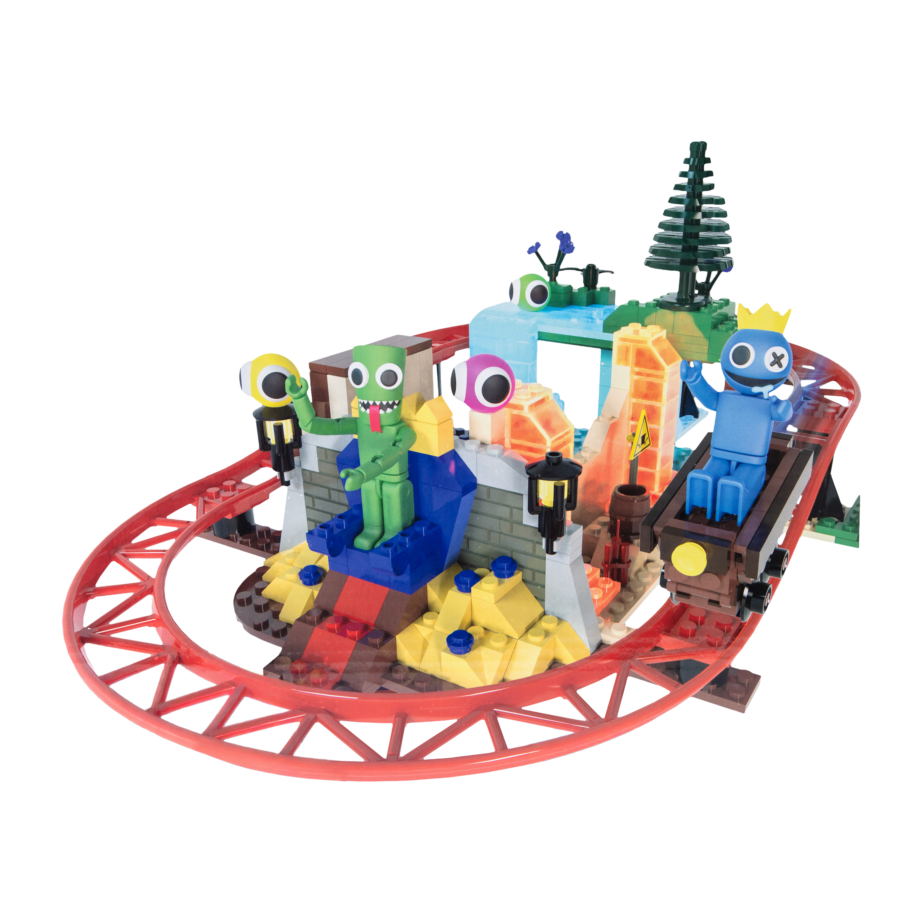 Rainbow Friends™ Build Your Own Theme Park Game Set