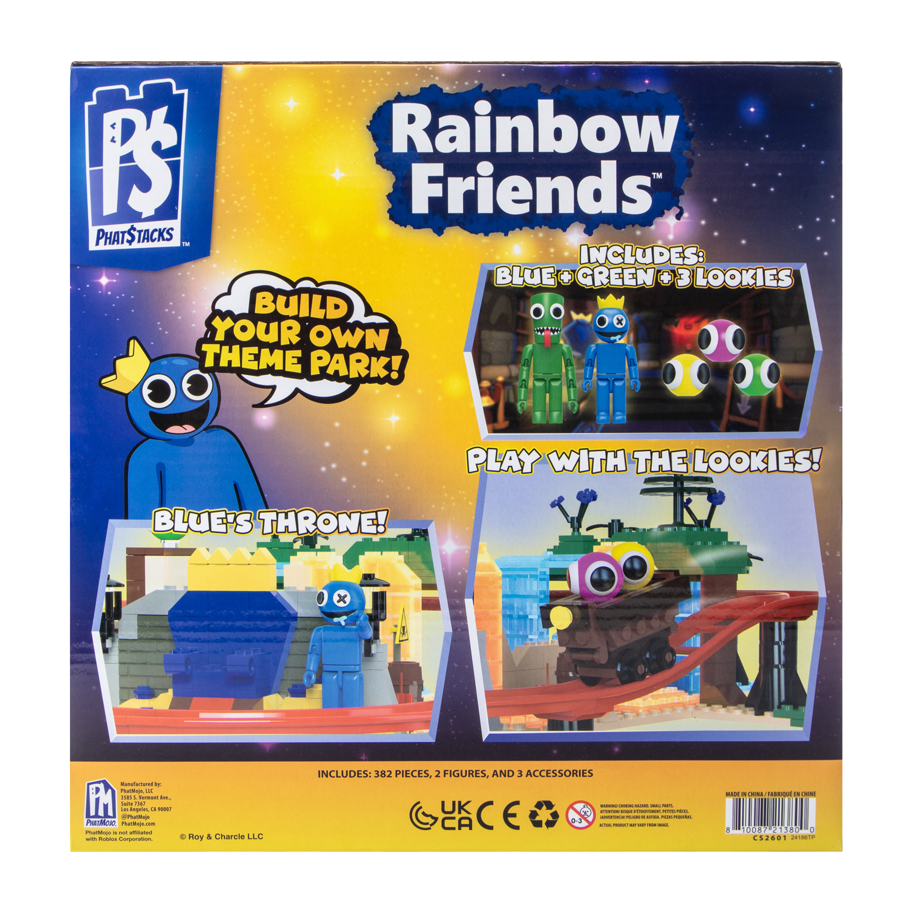 Rainbow Friends™ Build Your Own Theme Park Game Set
