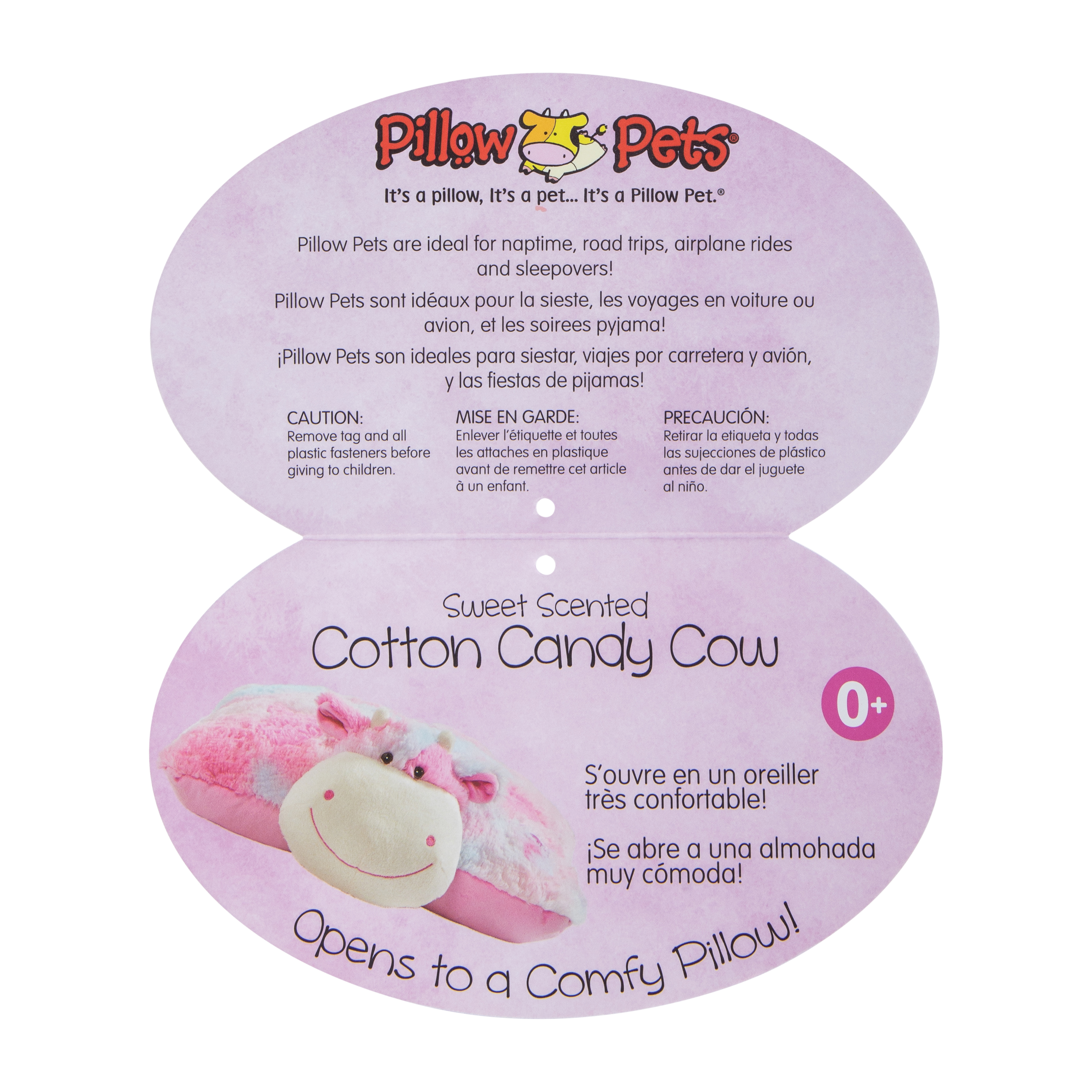 Pillow Pets™ Cotton Candy Cow Plush