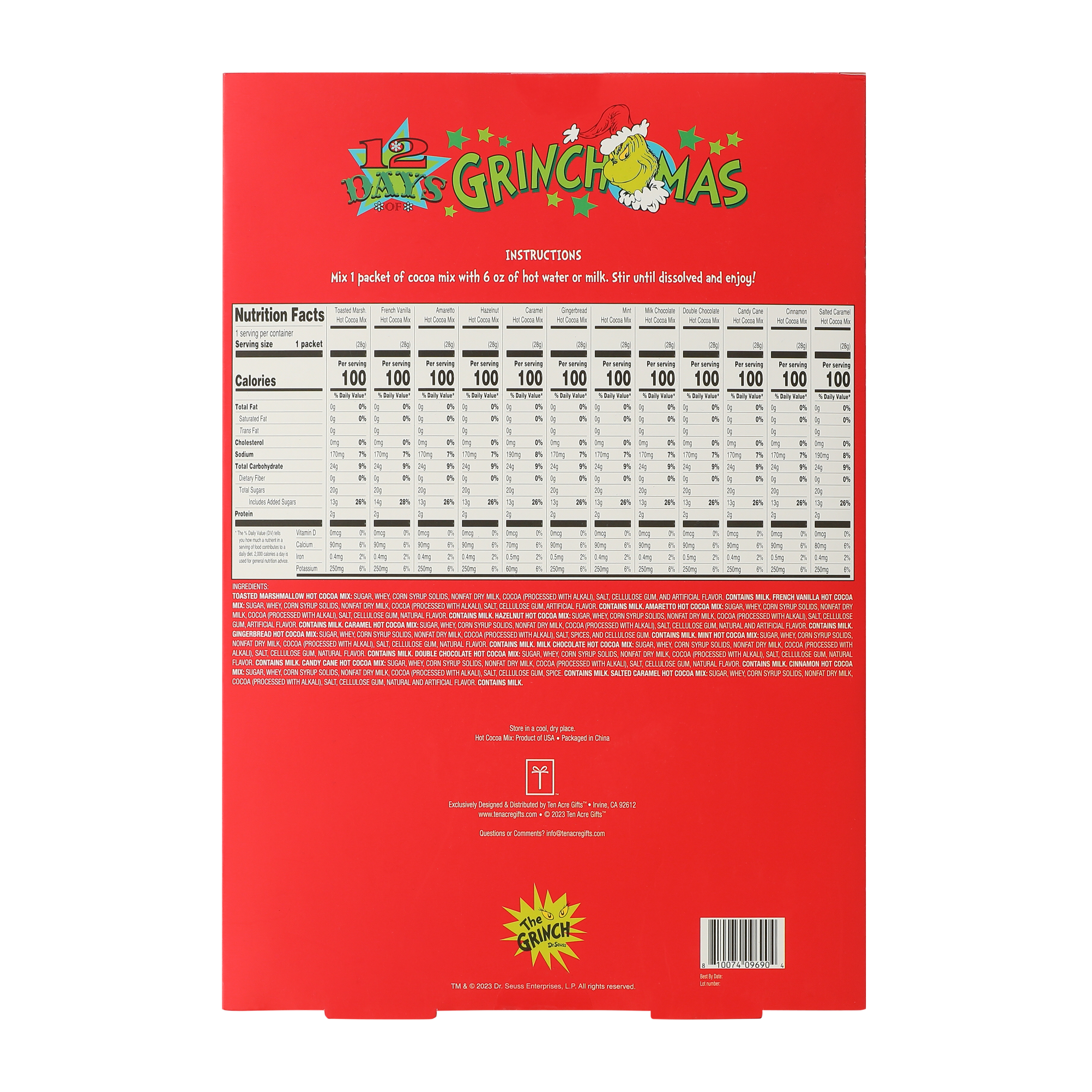 12 Days Of Grinchmas Cocoas 11.8oz