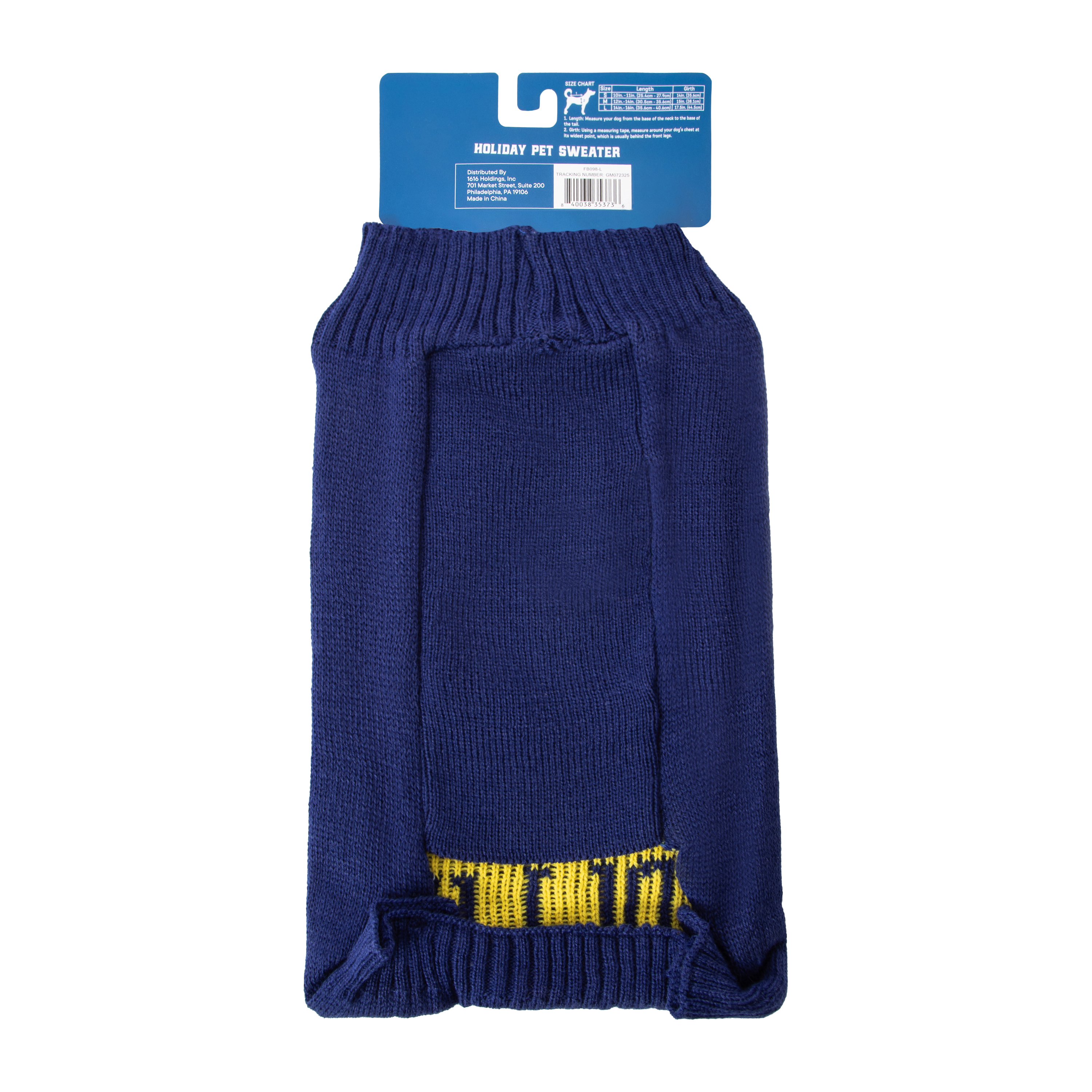 Holiday Hannukah Pet Sweater