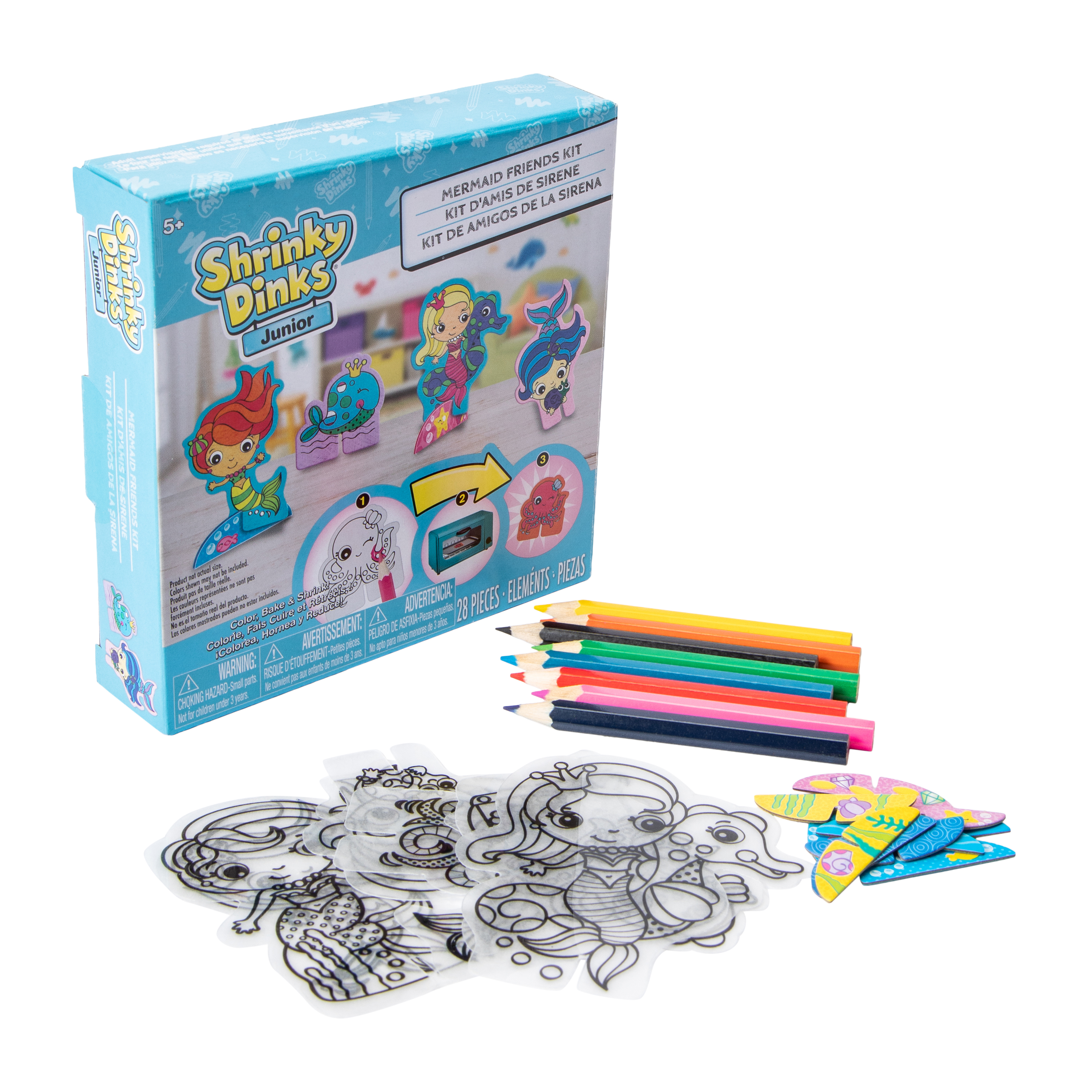 Shrinky Dinks® Junior Mermaid Friends Kit